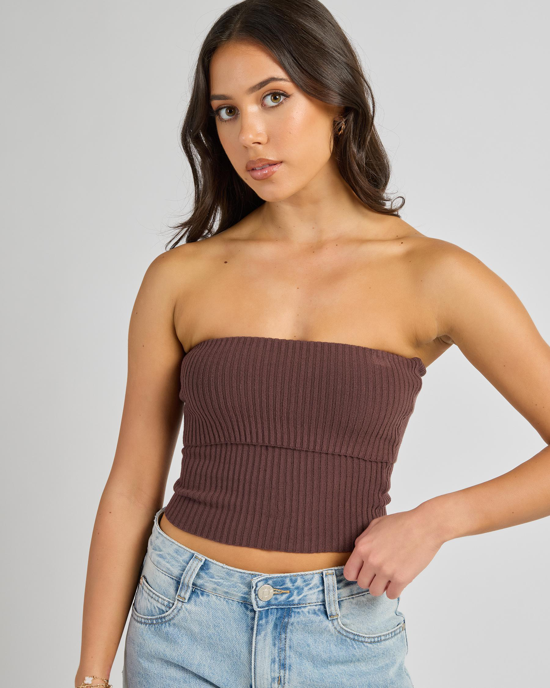 Basic Knit Tube Top