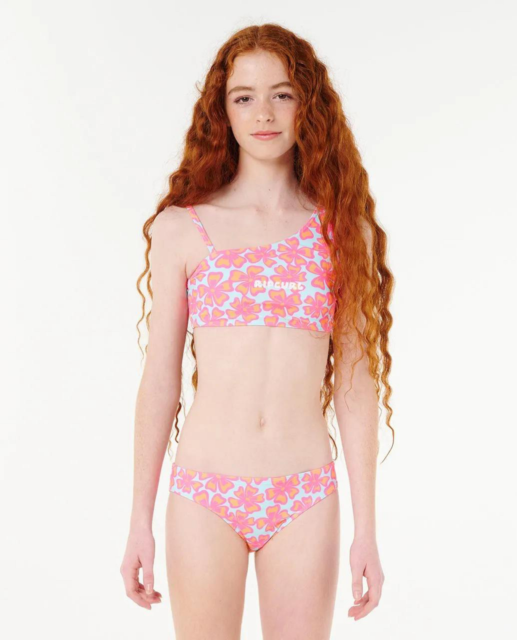 Neon Isles Floral Bikini Set
