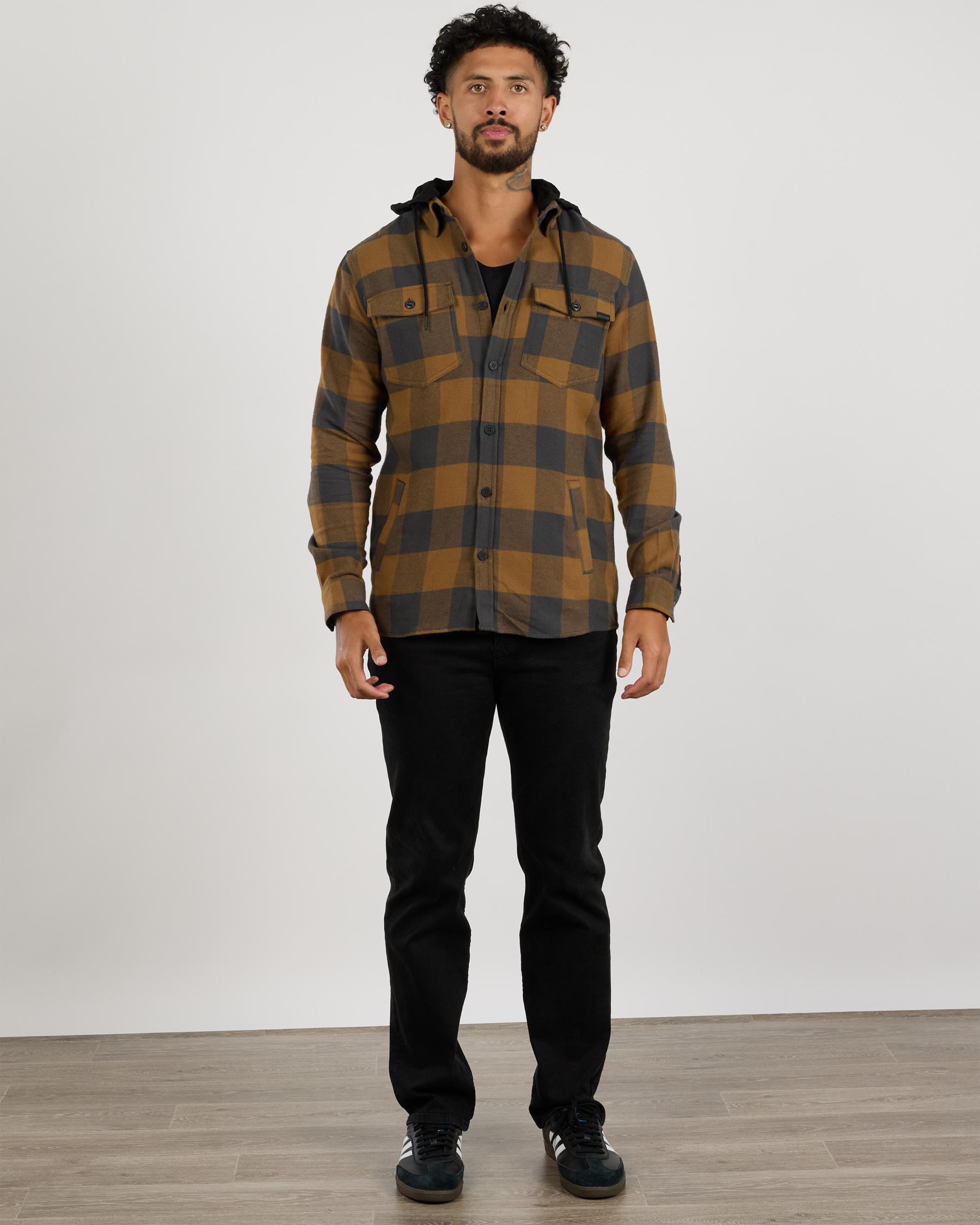 Magnitude Long Sleeve Flannel Shirt