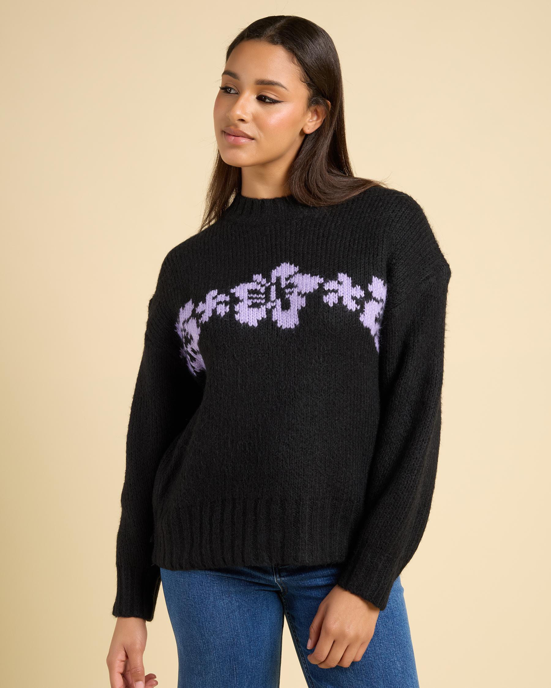 Cala Nights Hibiscus Knit Sweater