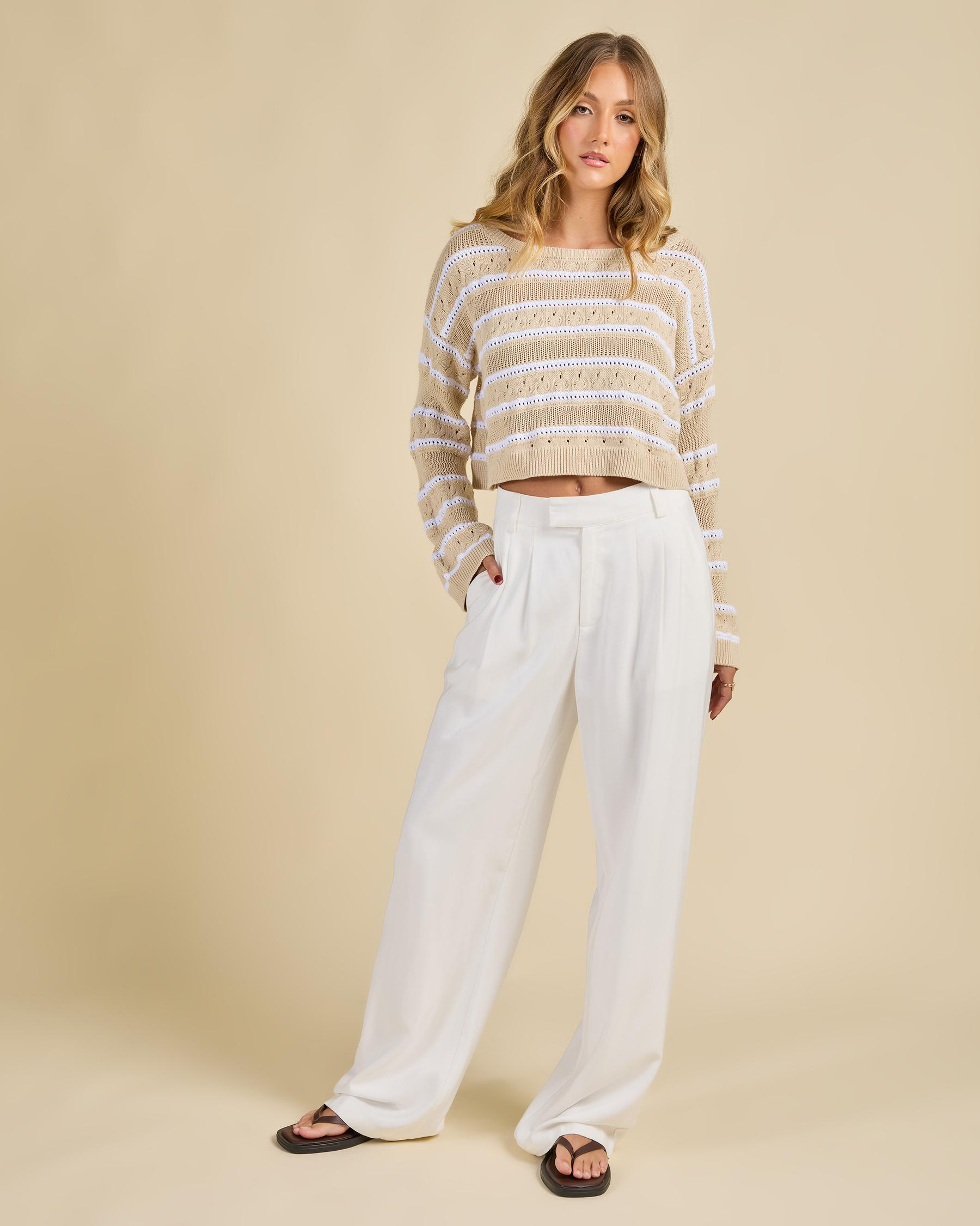 Cece Crochet Jumper