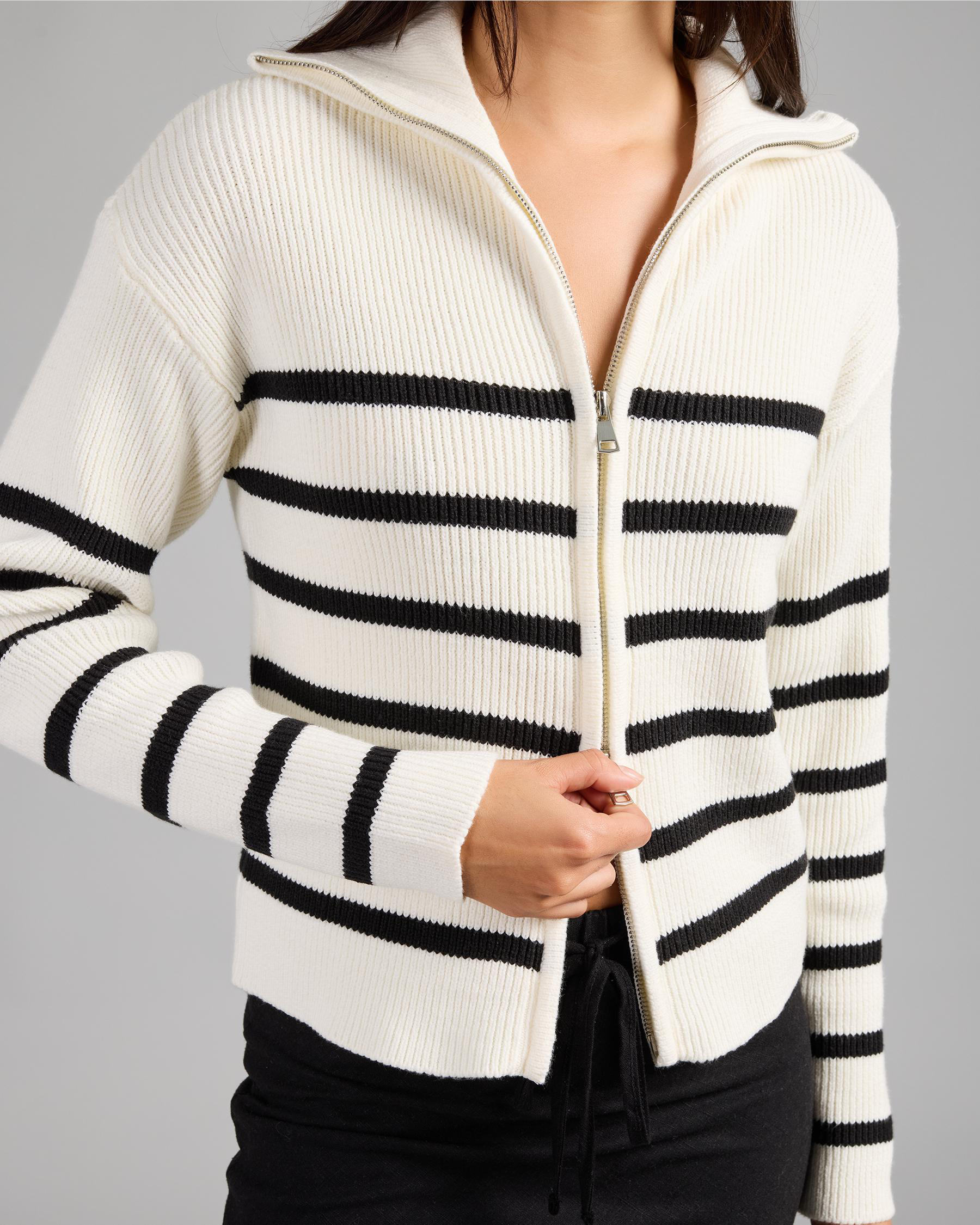 Alba Zip Knit