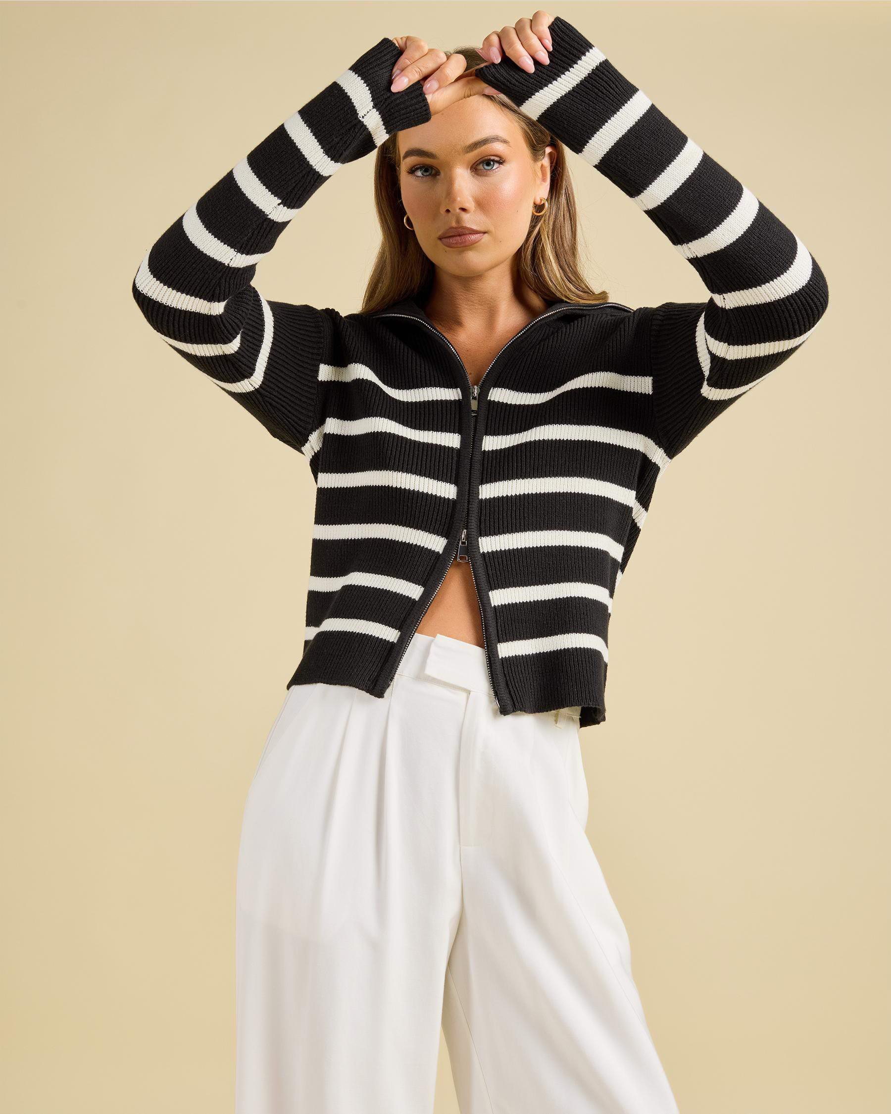 Alba Zip Knit