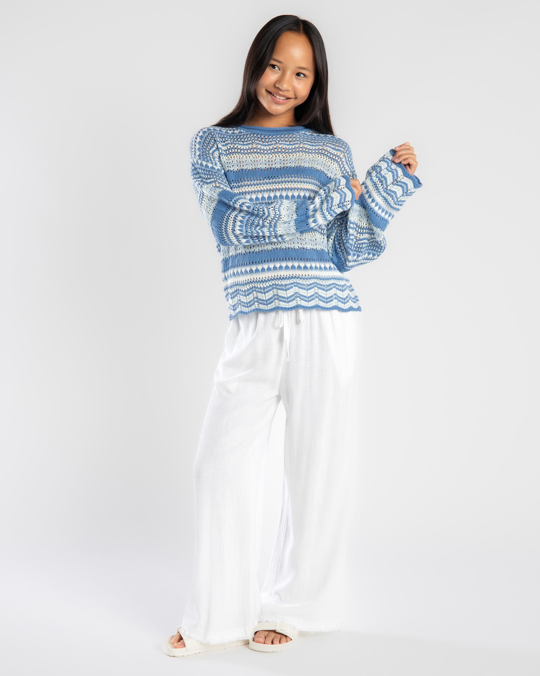 Girls Dream Catcher Crochet Jumper