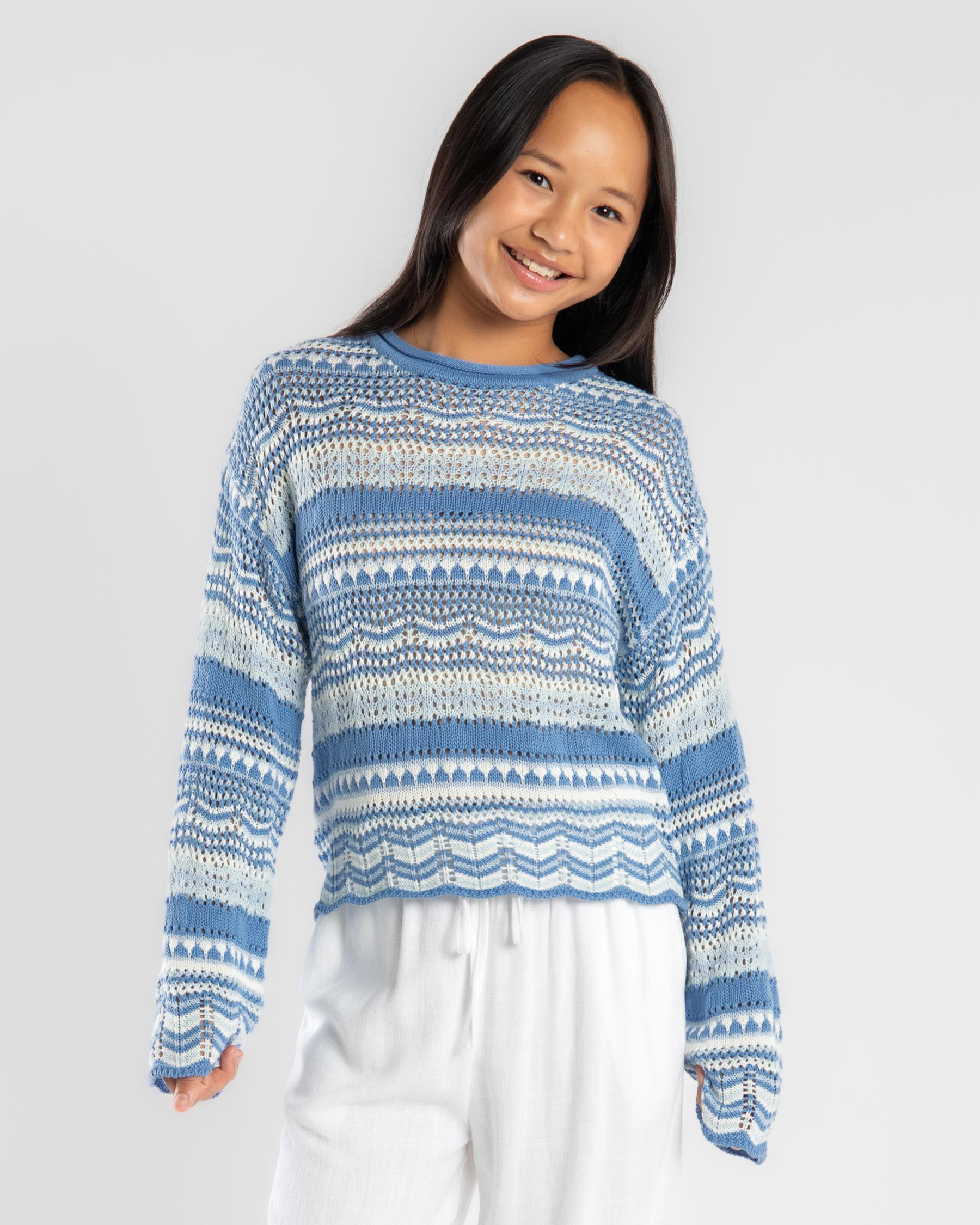 Girls Dream Catcher Crochet Jumper