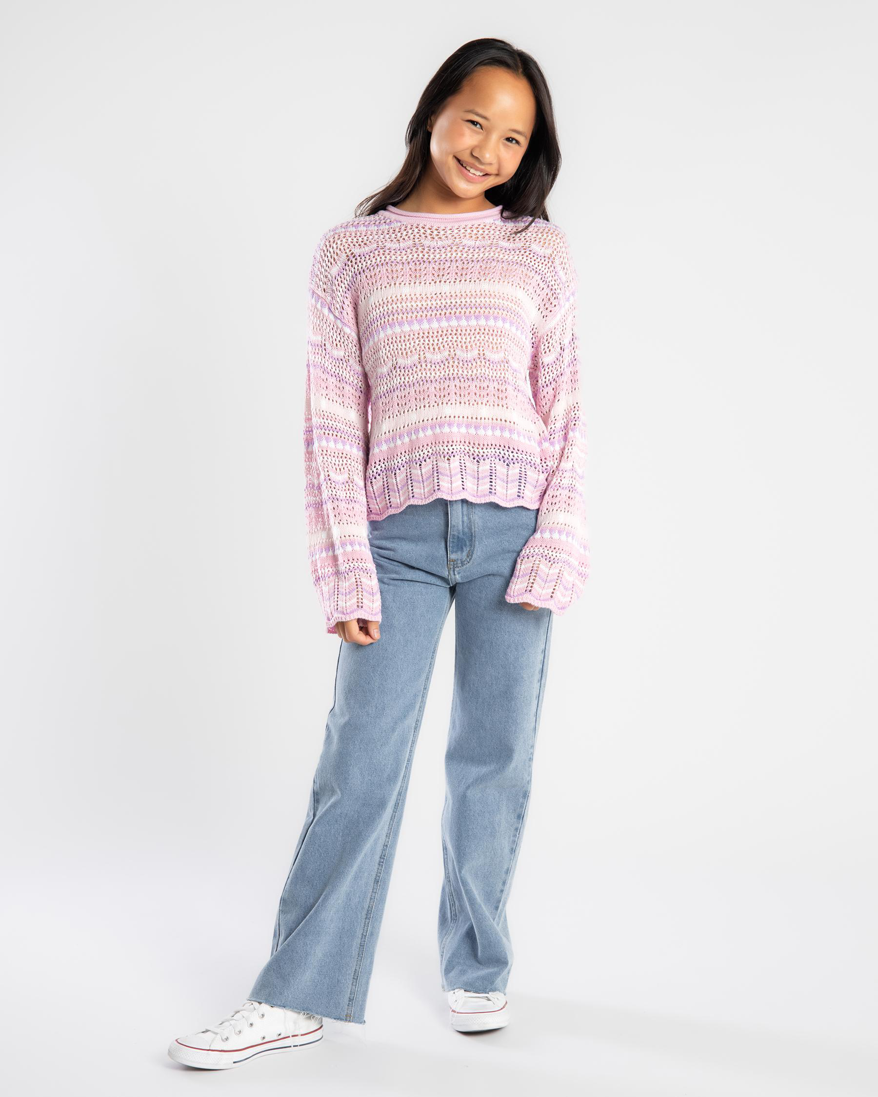 Girls Dream Catcher Crochet Jumper