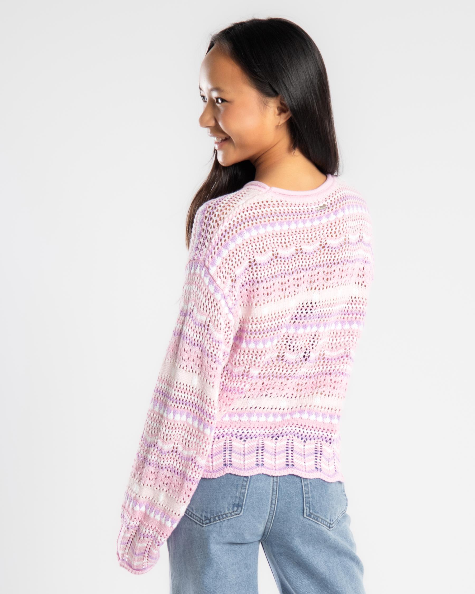 Girls Dream Catcher Crochet Jumper