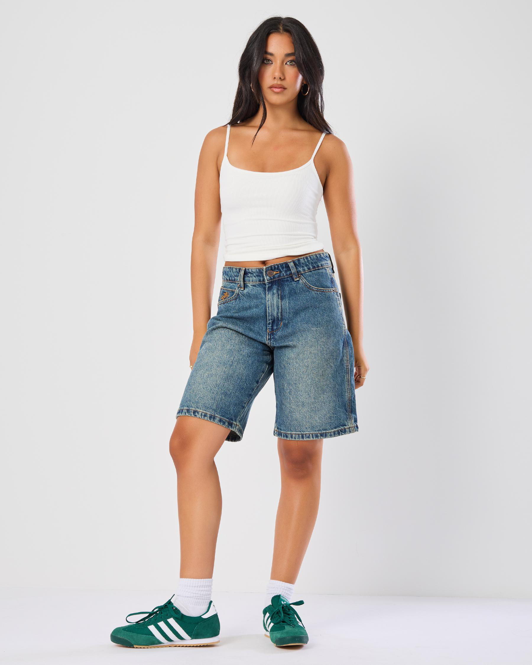 Try Again Sloucher Denim Shorts