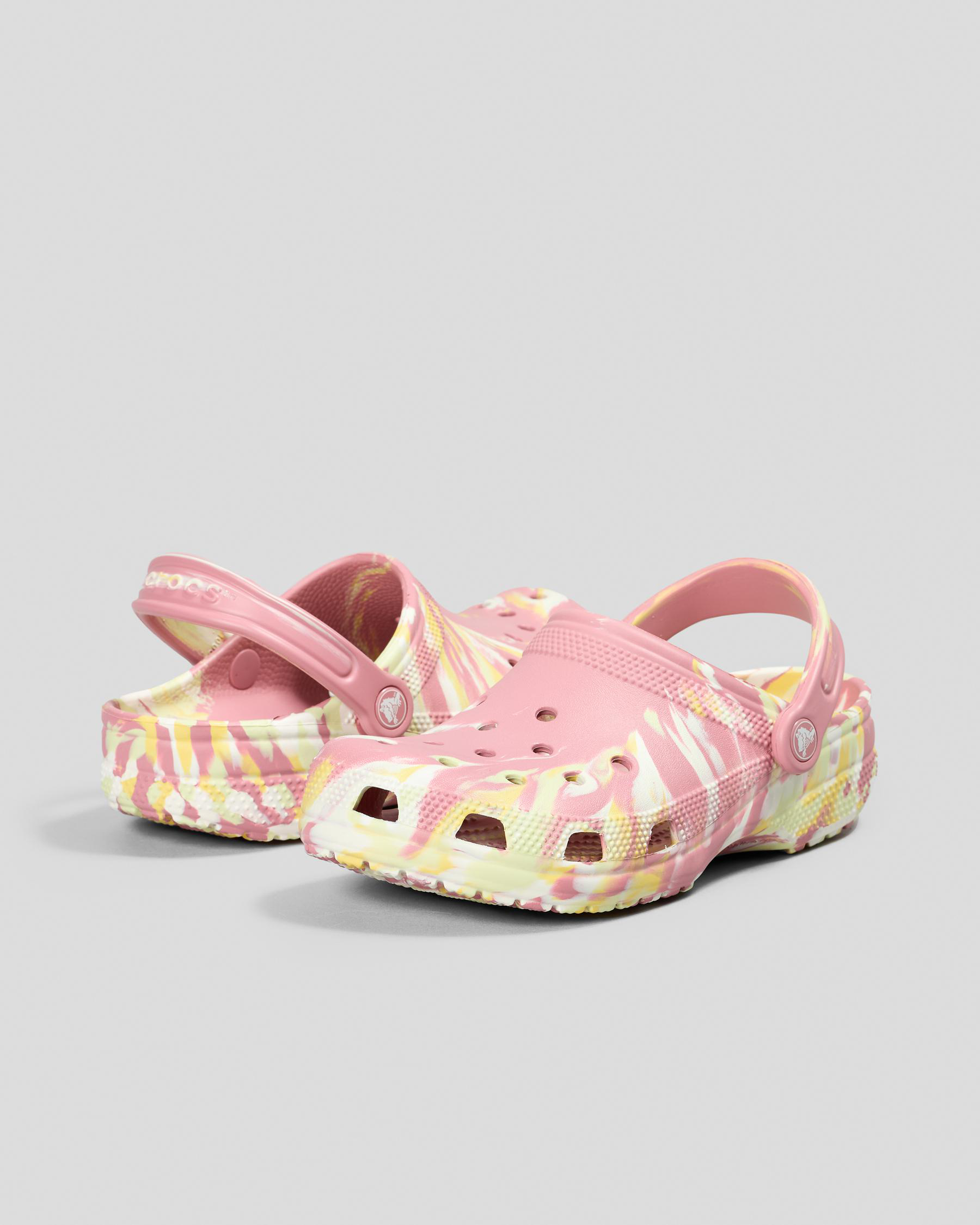 Classic Marbled Clogs Shoes