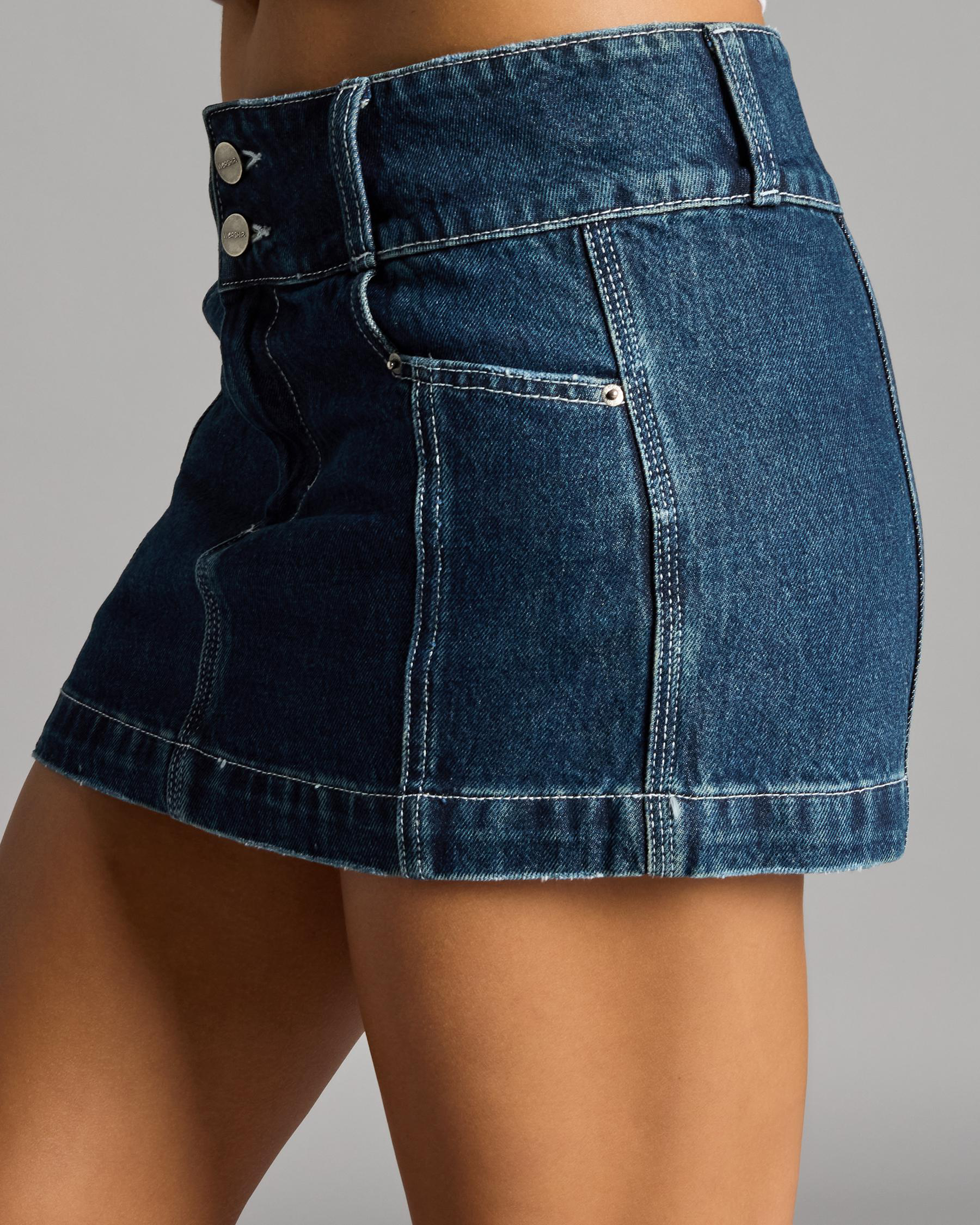 Cute But Psycho Micro Denim Skirt