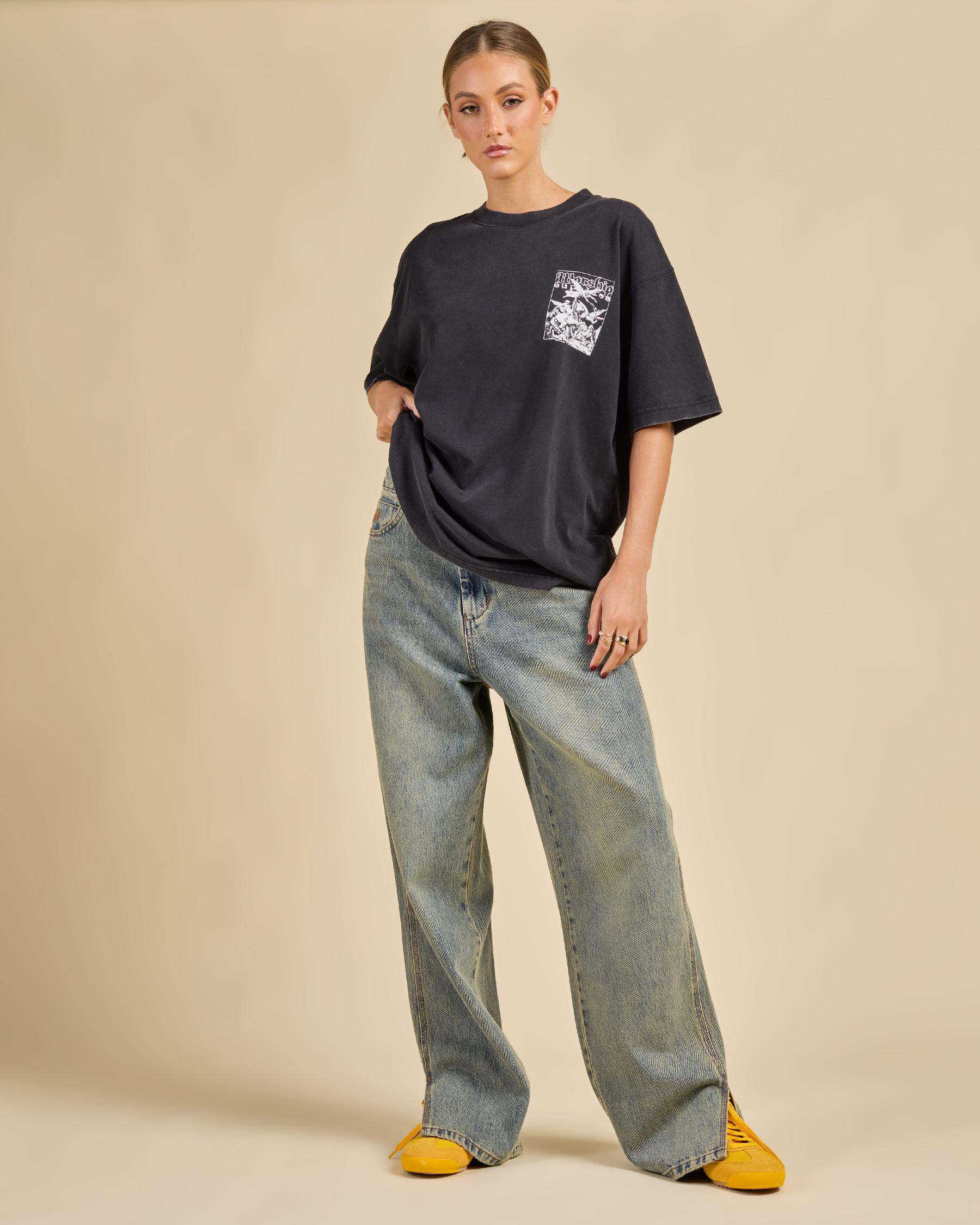 At Peace Oversized Fit T-Shirt