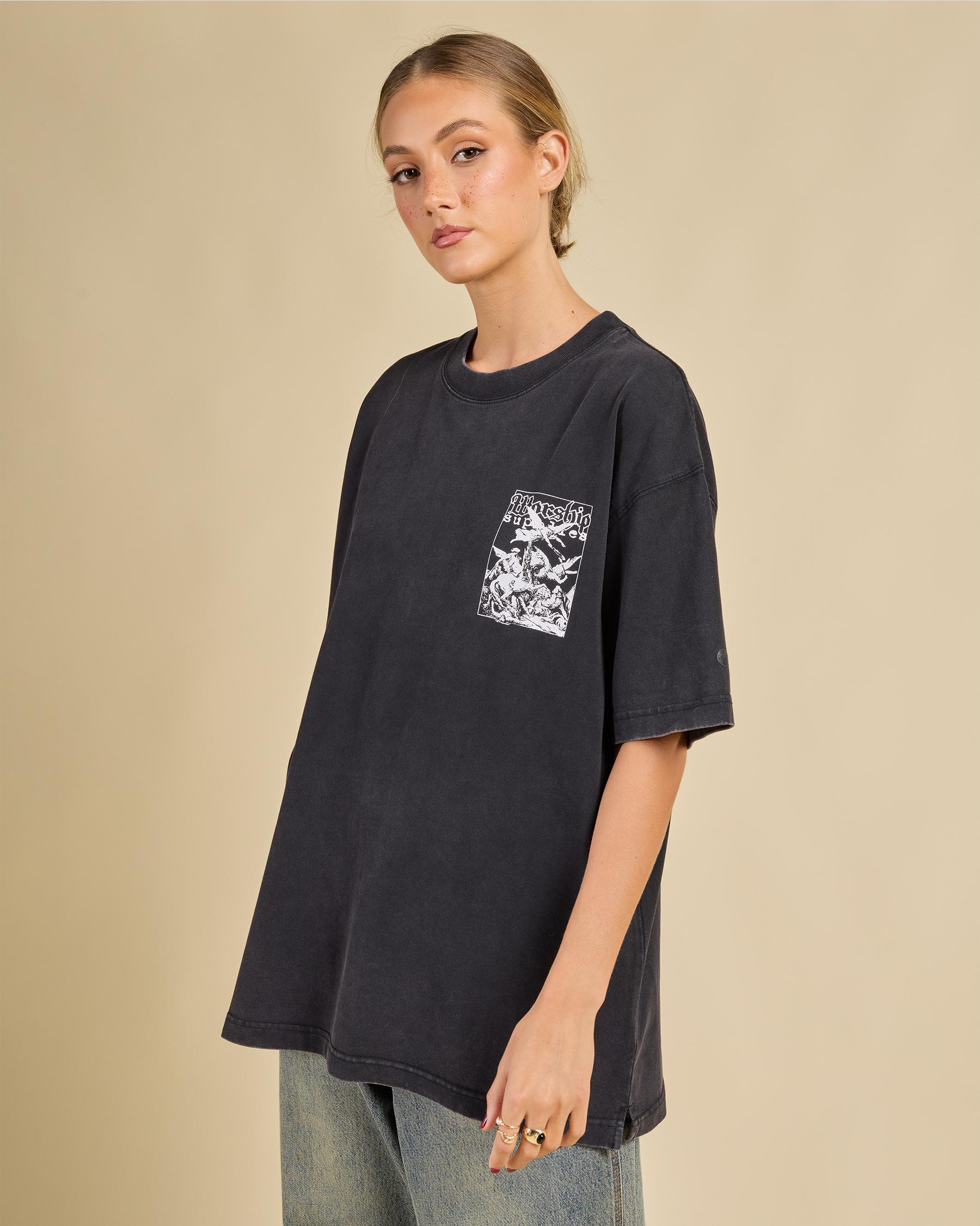 At Peace Oversized Fit T-Shirt
