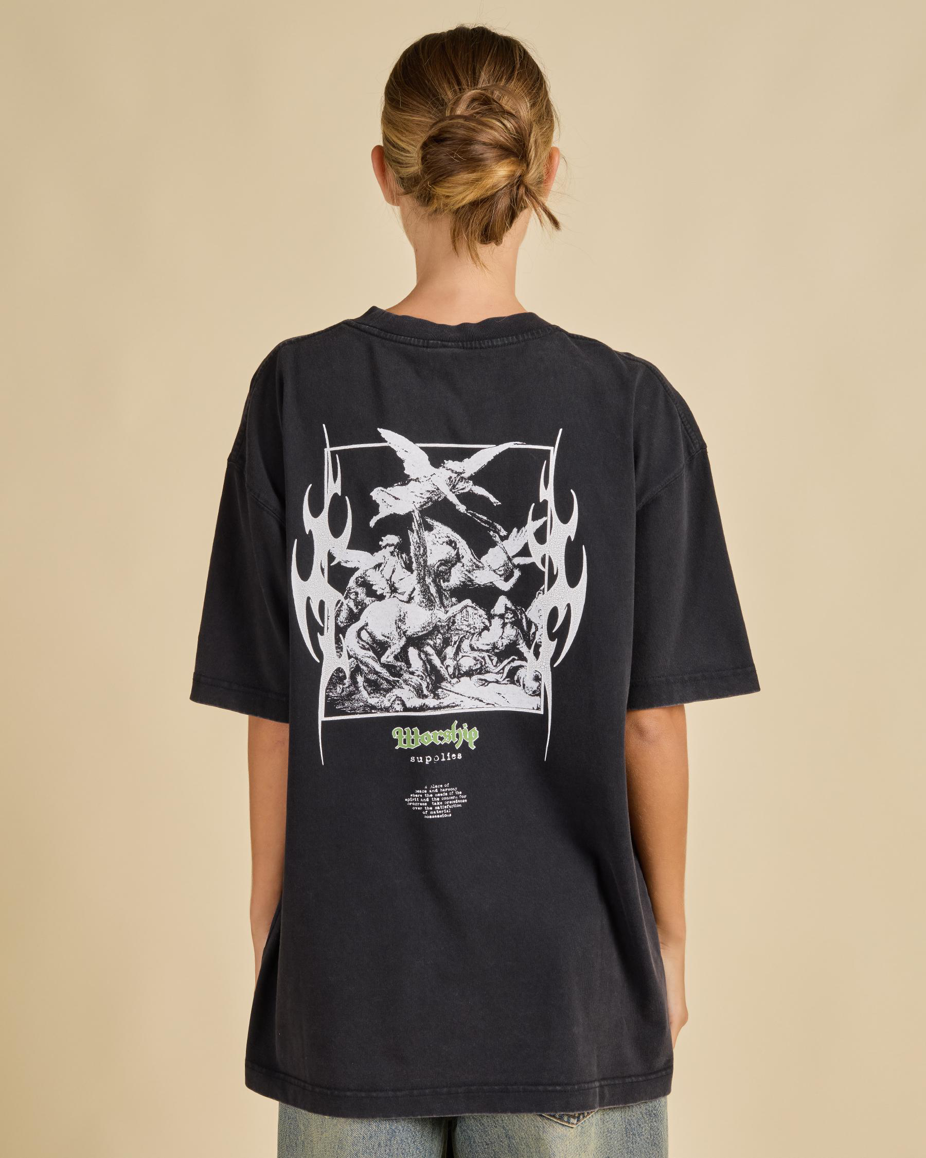 At Peace Oversized Fit T-Shirt