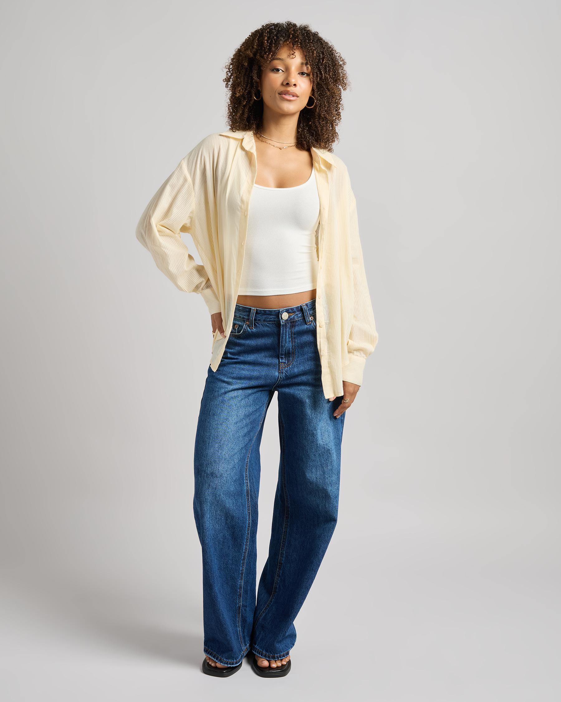 Carlie Stripe Long Sleeve Shirt