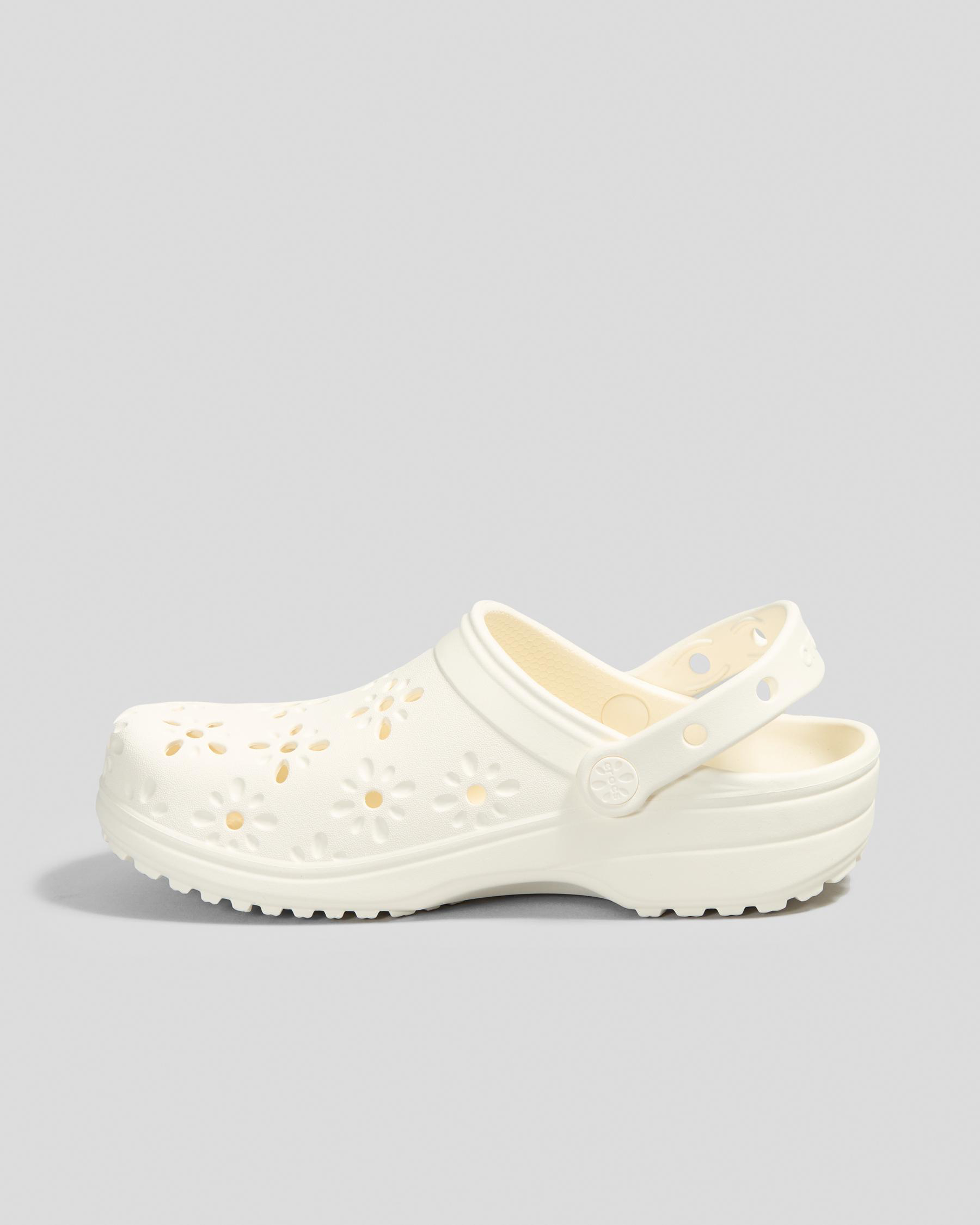 Classic Floral Cut Out Clogs