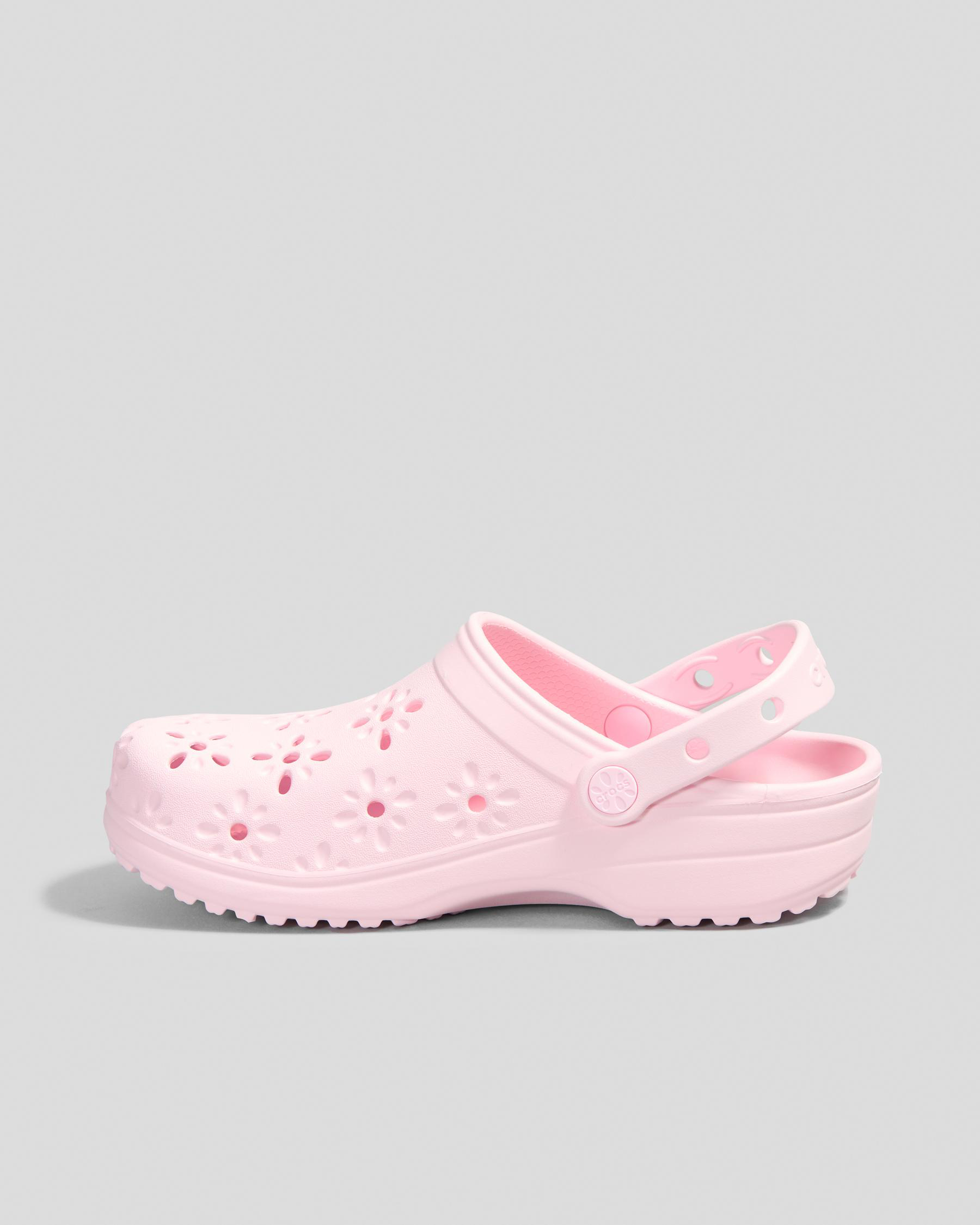 Classic Floral Cut Out Clogs