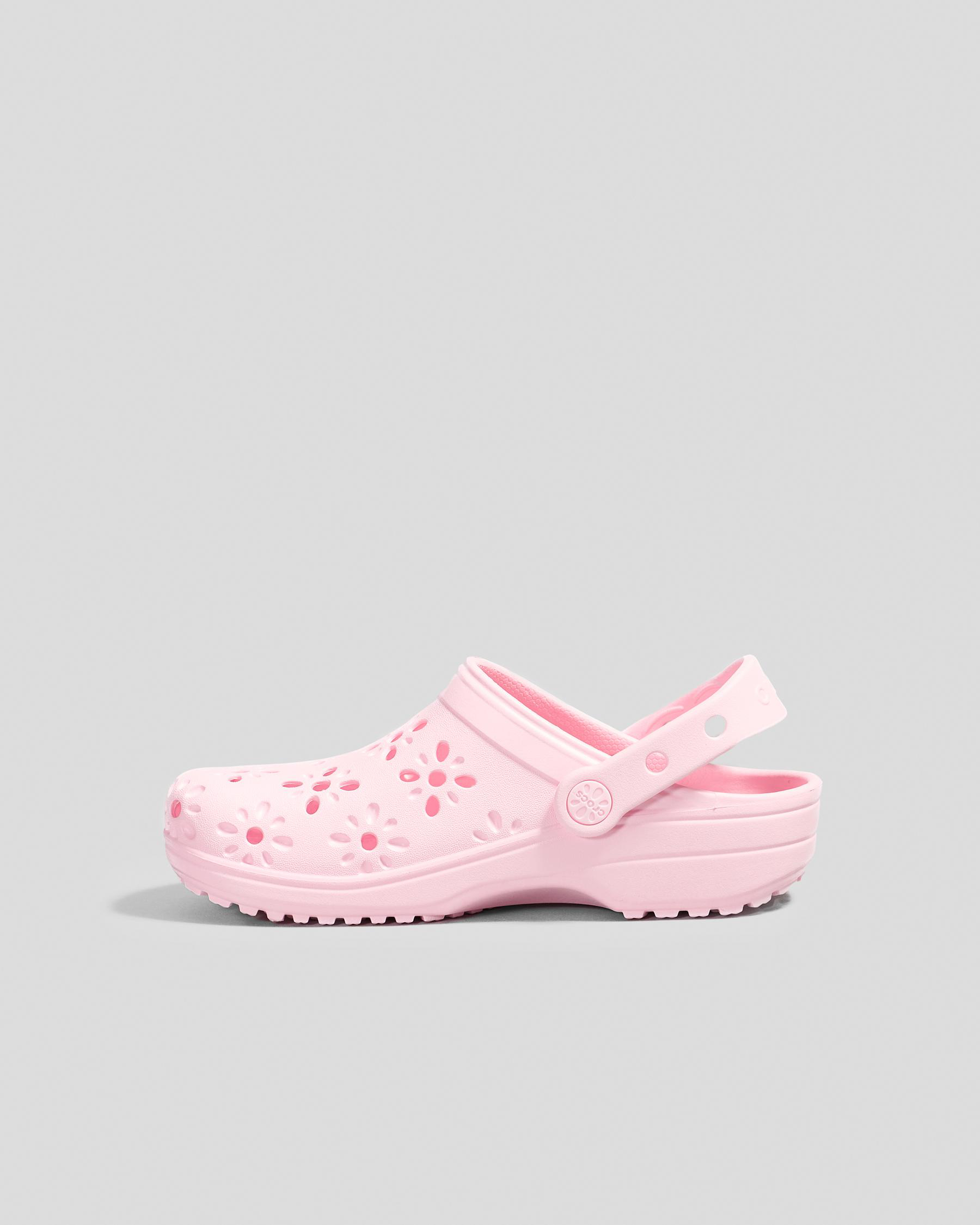 Classic Floral Cut Out Clogs