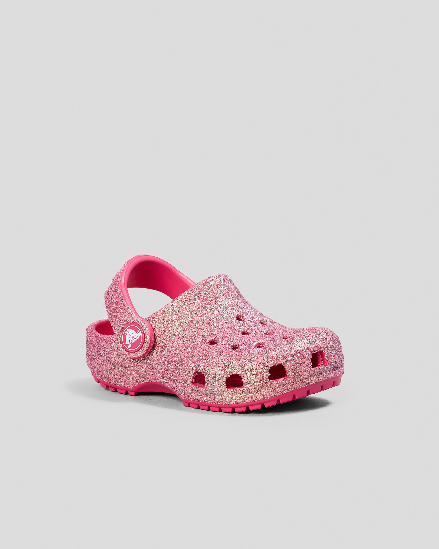 Toddlers' Classic Glitter Clogs