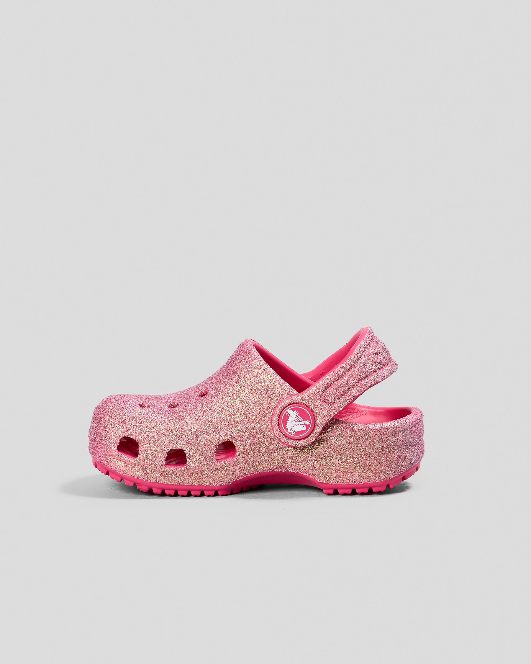 Toddlers' Classic Glitter Clogs