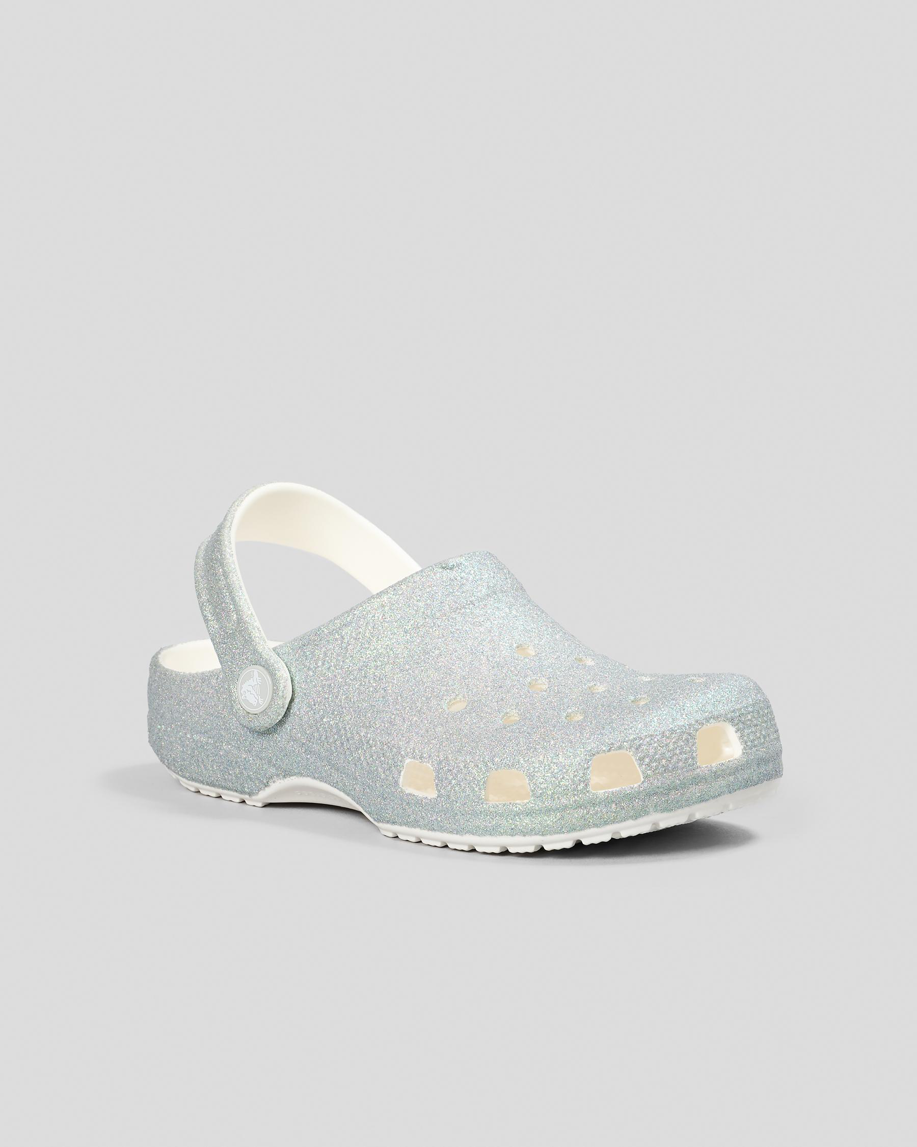Kids' Classic Glitter Clogs