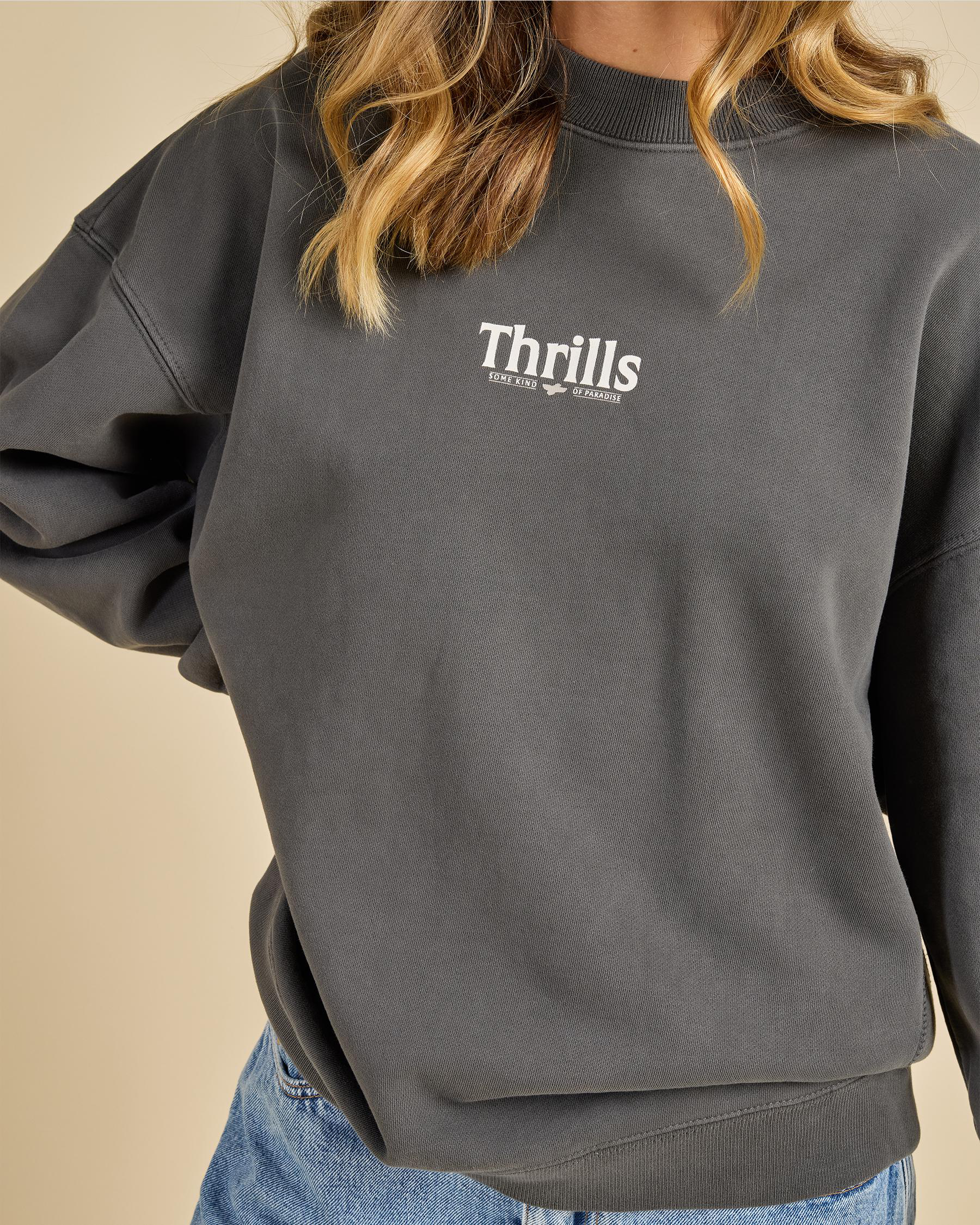 Road To Paradise Cocoon Panel Crew Sweatshirt