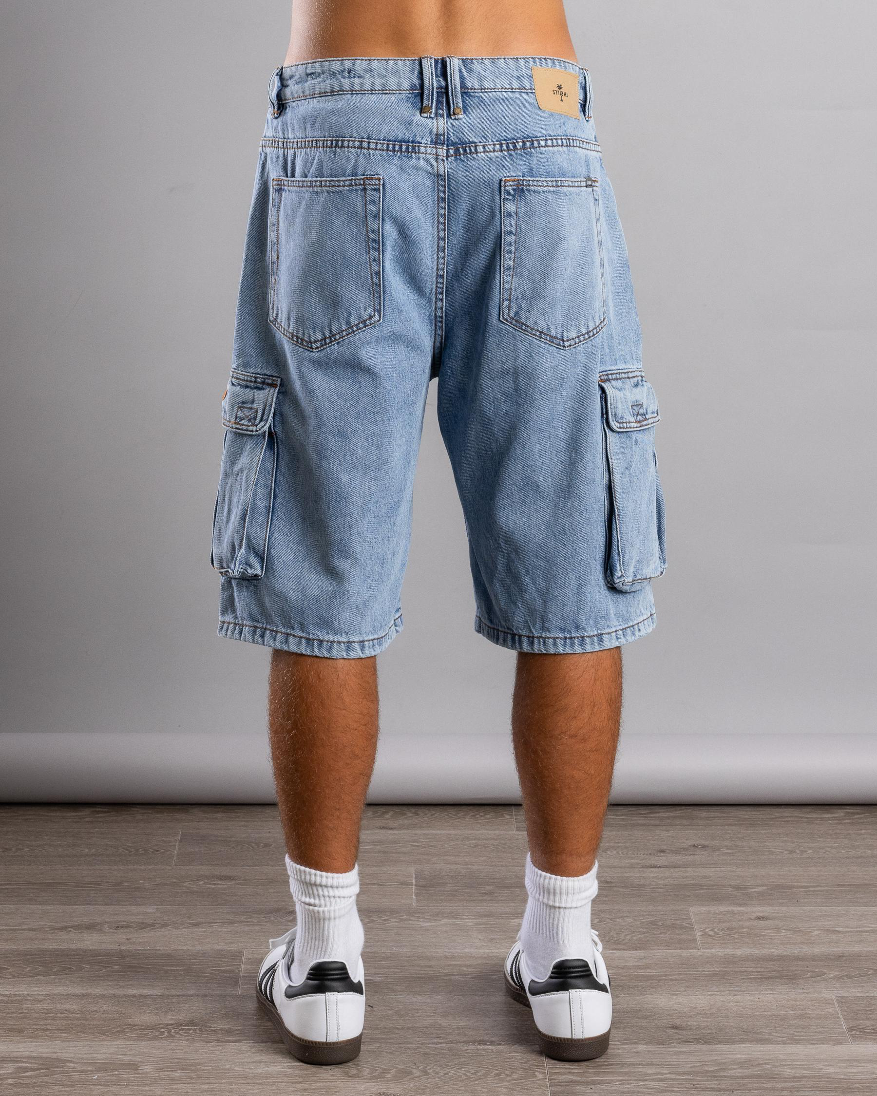Big Slacker Denim Cargo Shorts