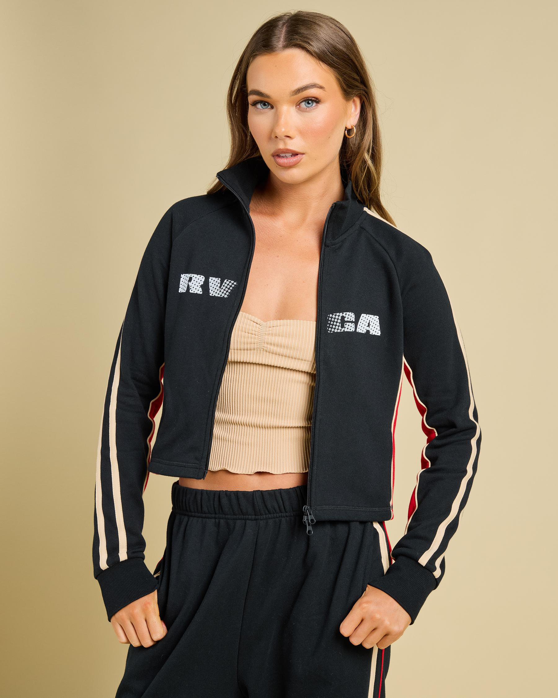VA Track Zip Through Sweatshirt