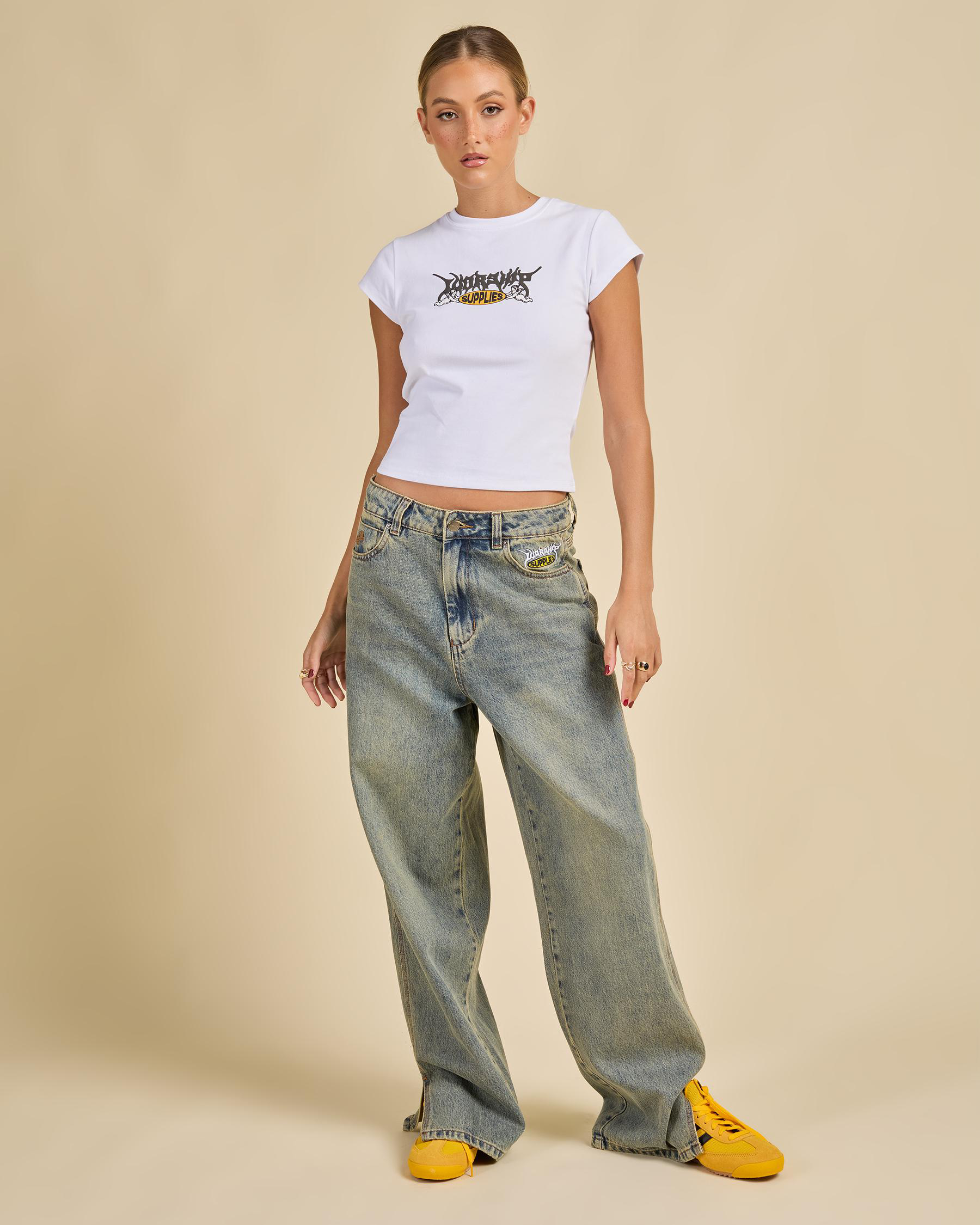 Messenger Cap Sleeve T-Shirt