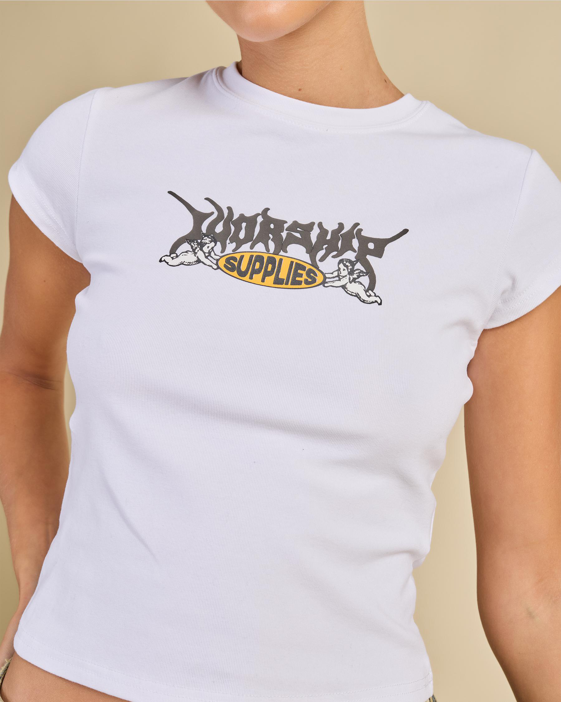 Messenger Cap Sleeve T-Shirt