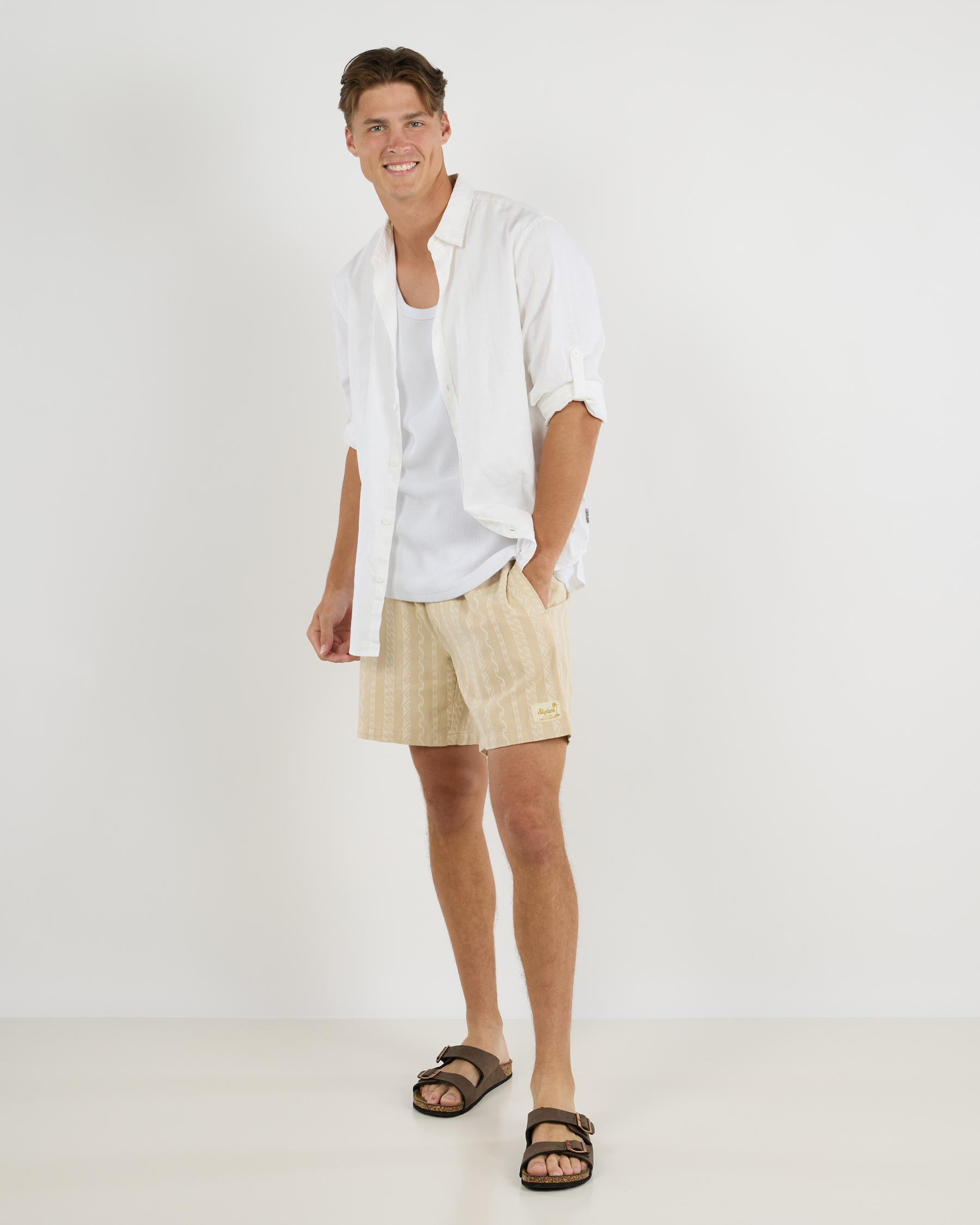Mechanism Elastic Waist Shorts