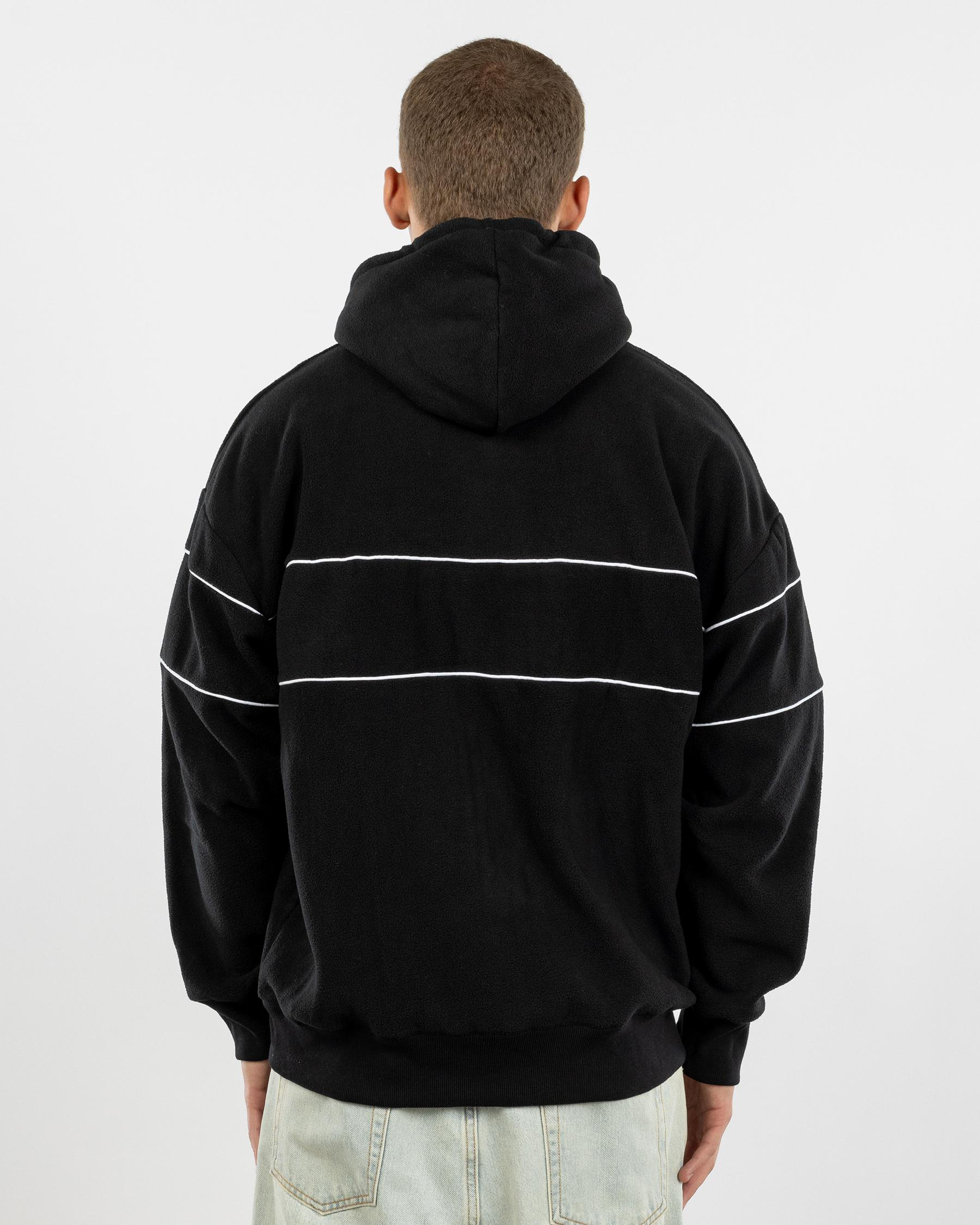 Hazed Slouch Polar Fleece Hoodie