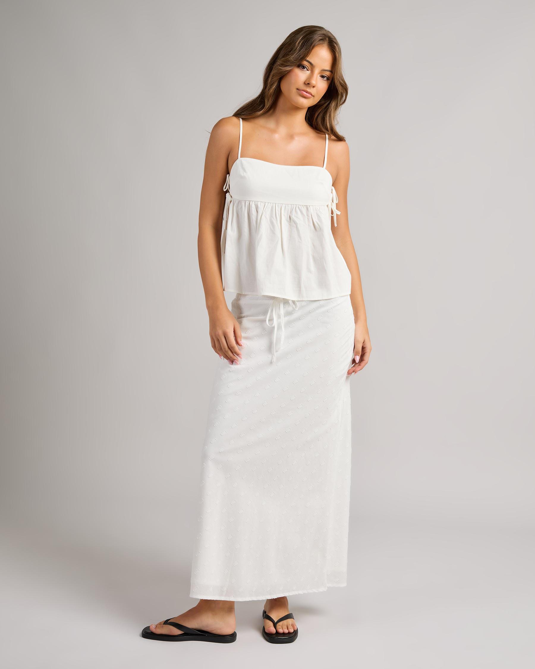 Mirage Bias Cut Maxi Skirt