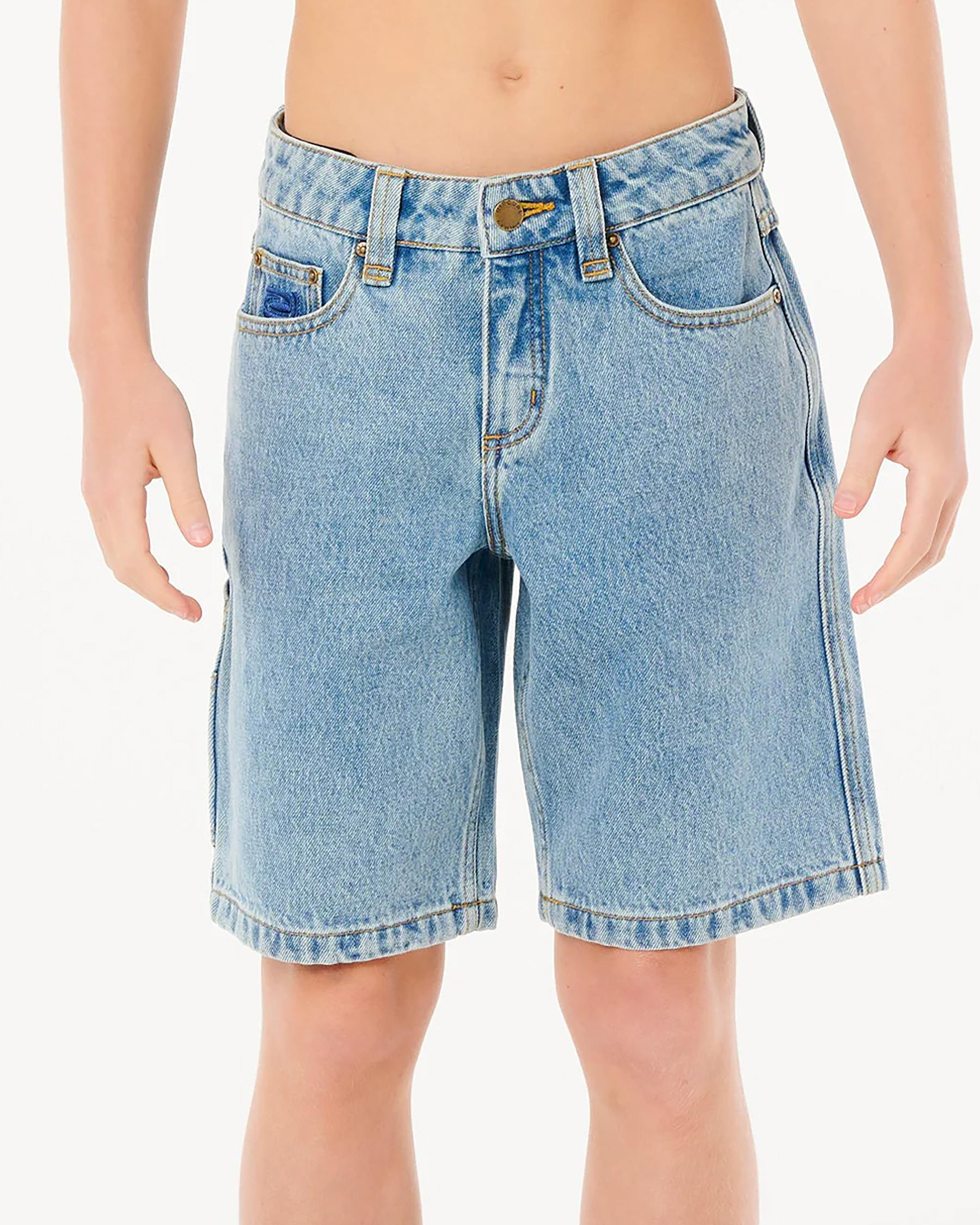Hyped Up Denim Walk Shorts