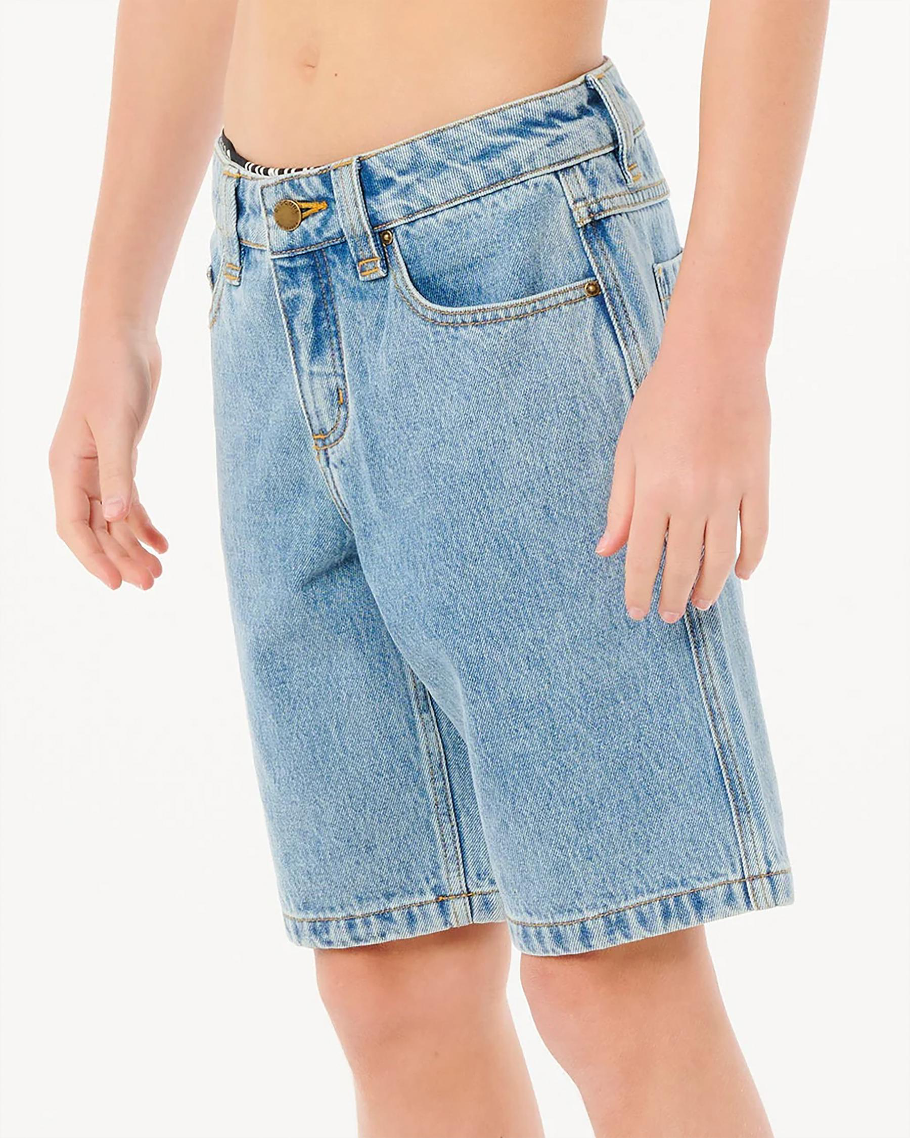 Hyped Up Denim Walk Shorts