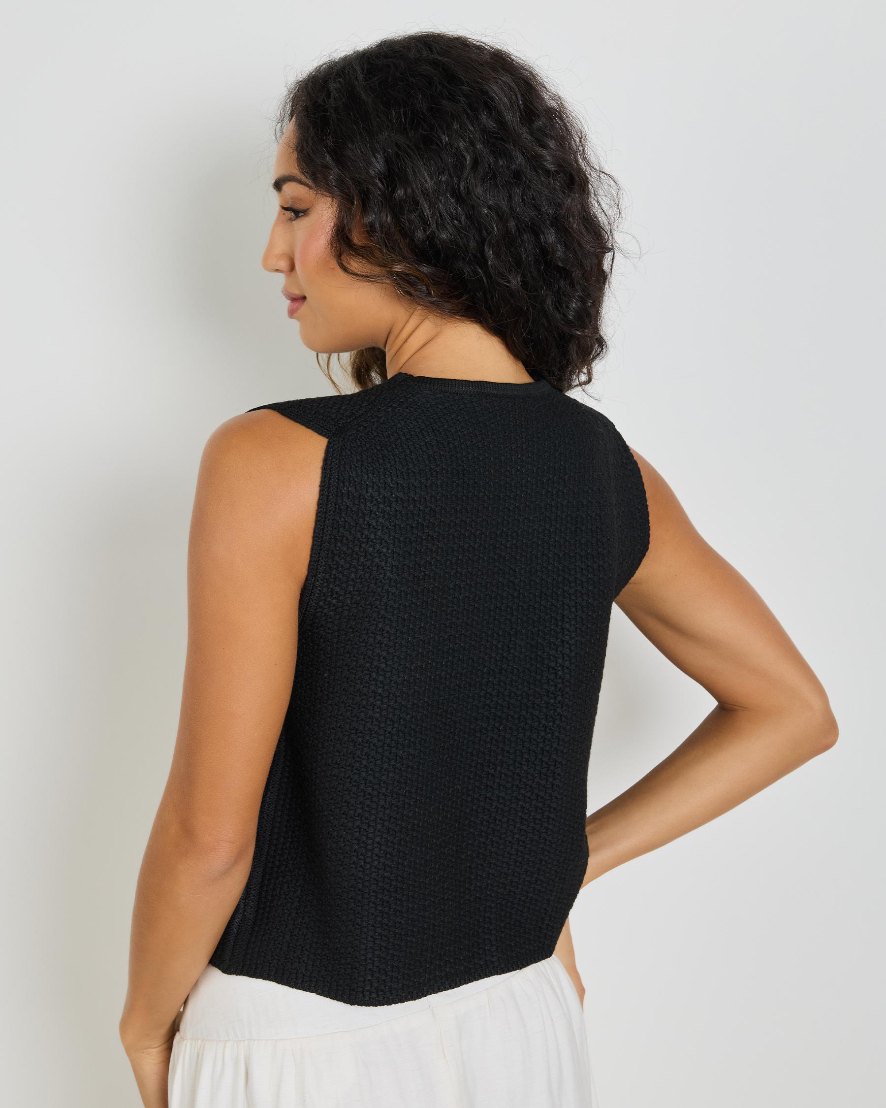 Bridgette Tie Front Knit Top