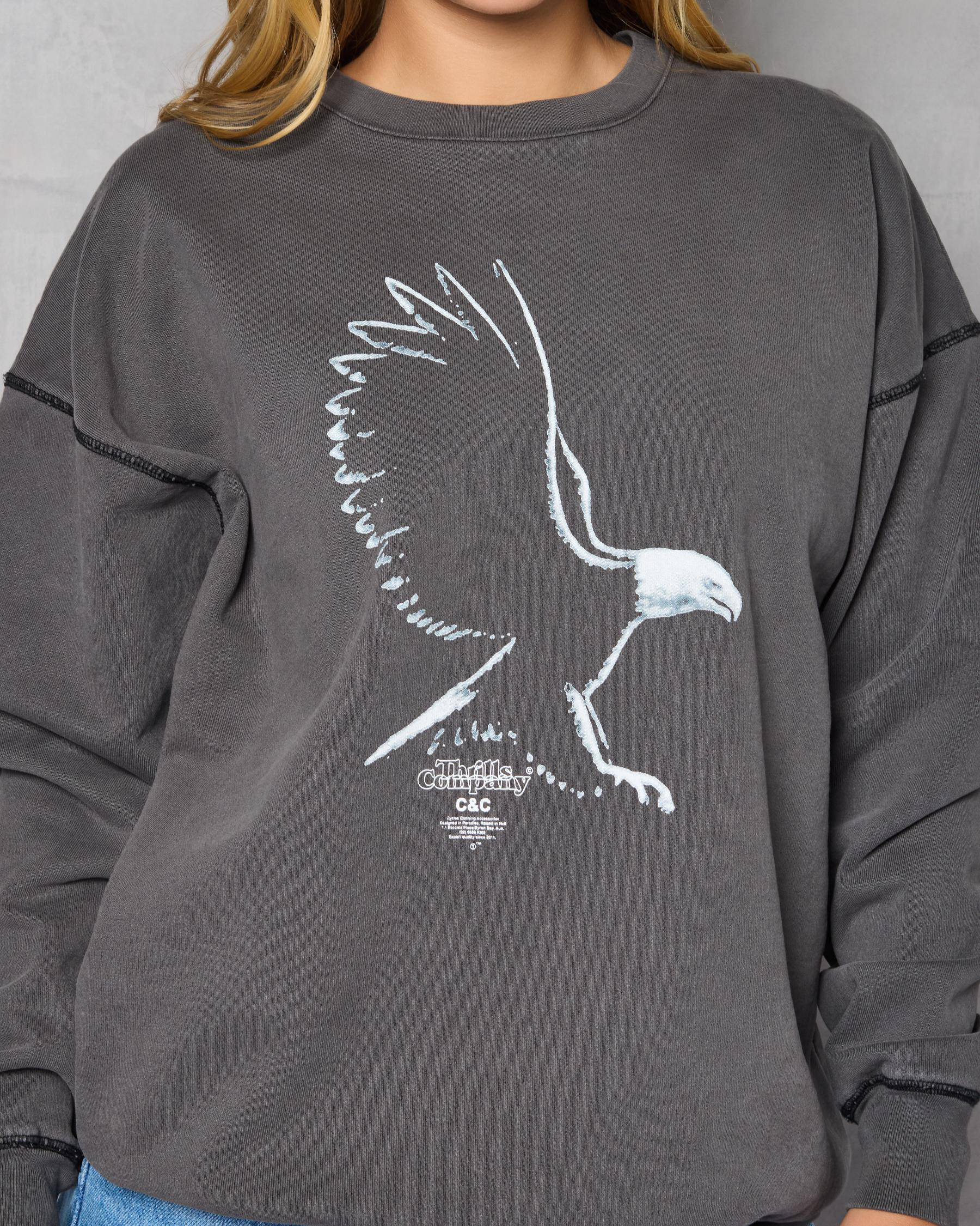 Speed Metal Slouch Crew Sweatshirt