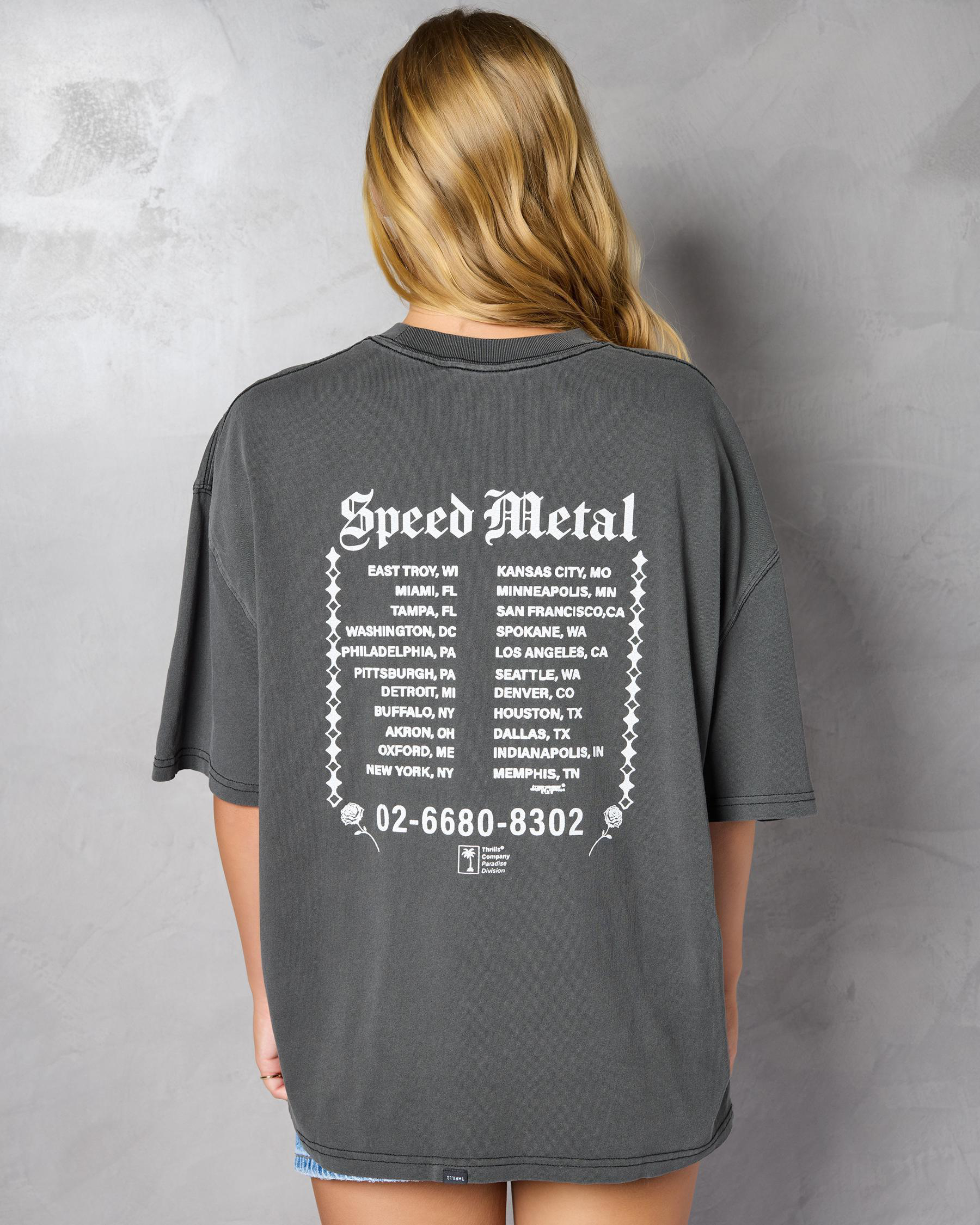 Speed Metal Oversized T-Shirt
