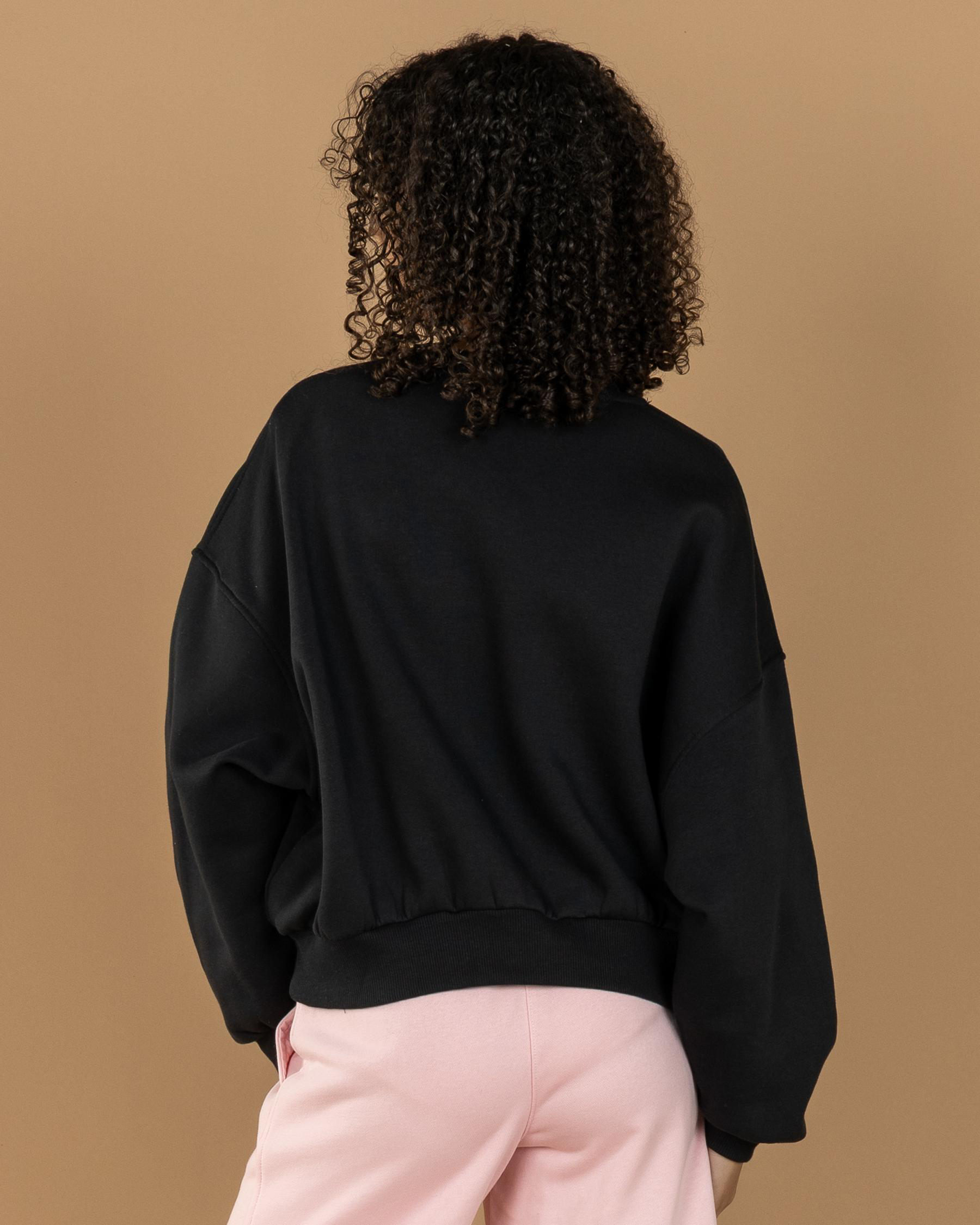 Boxy Crew-Neck Sweatshirt