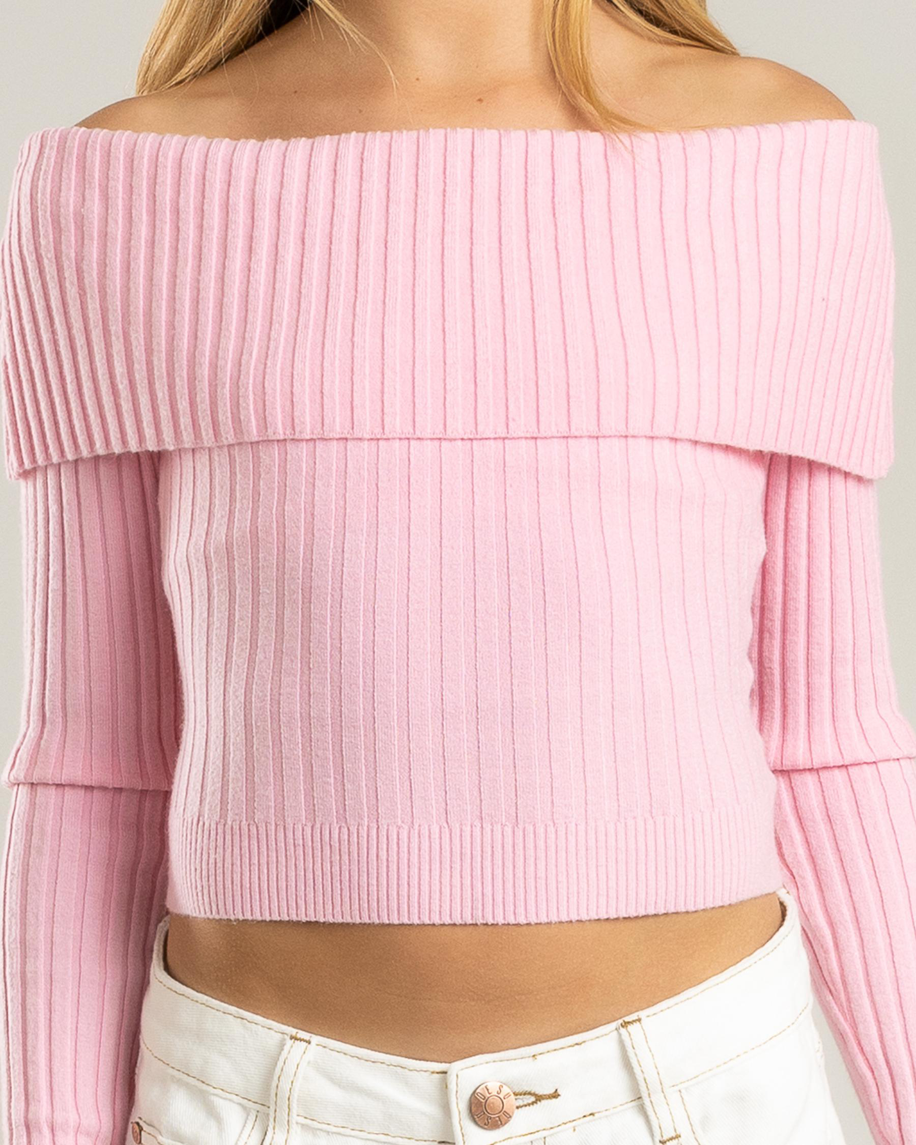 Ari Off Shoulder Knit Top