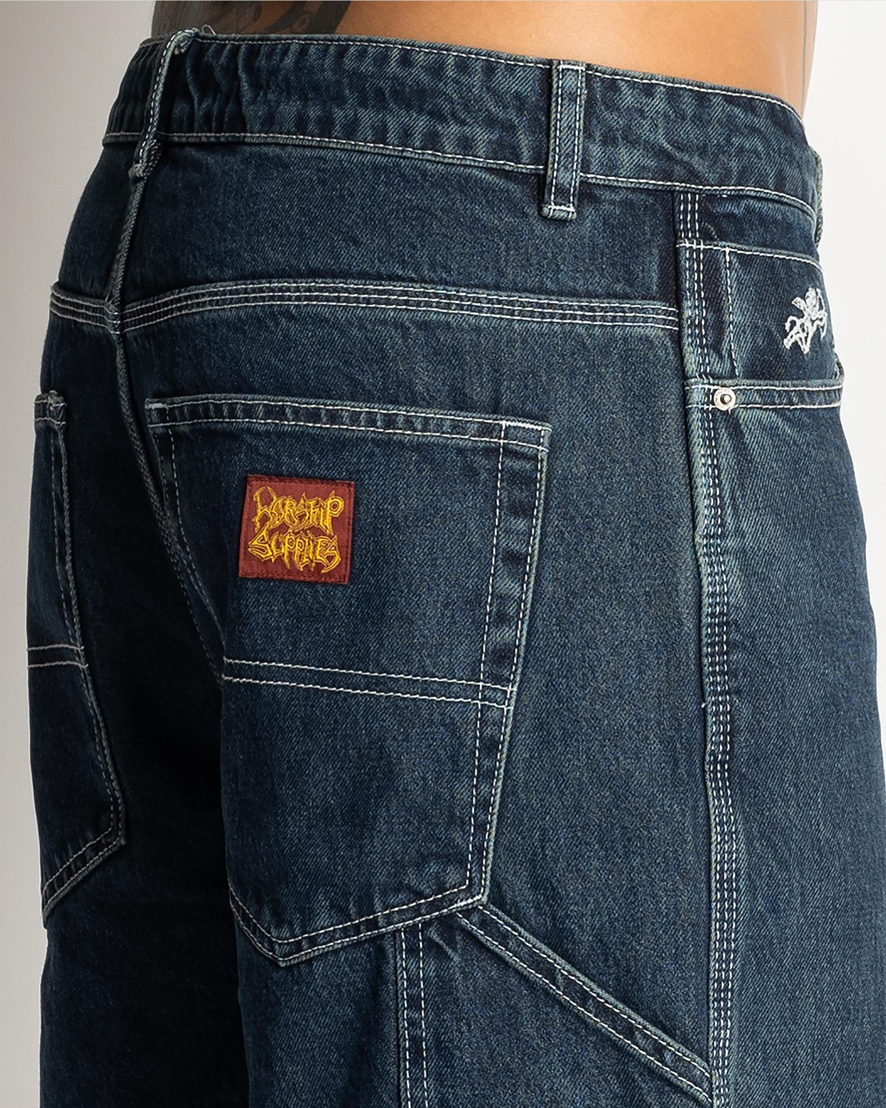 Carpenter Jean Shorts