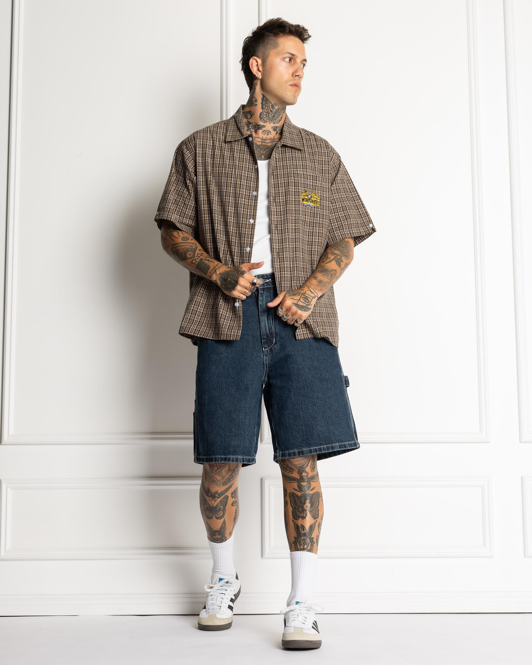 Carpenter Jean Shorts