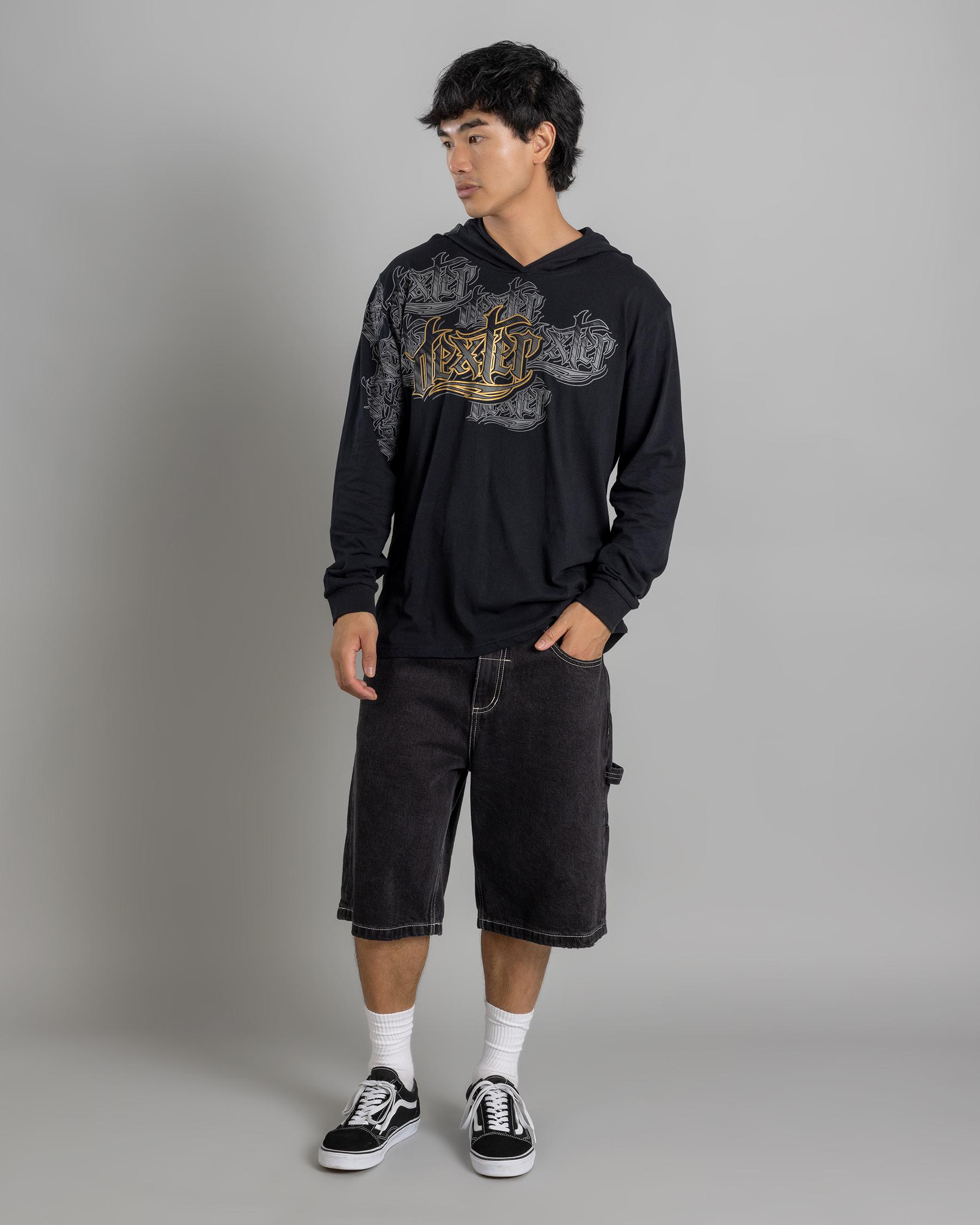 Altered Hooded Long Sleeve T-Shirt