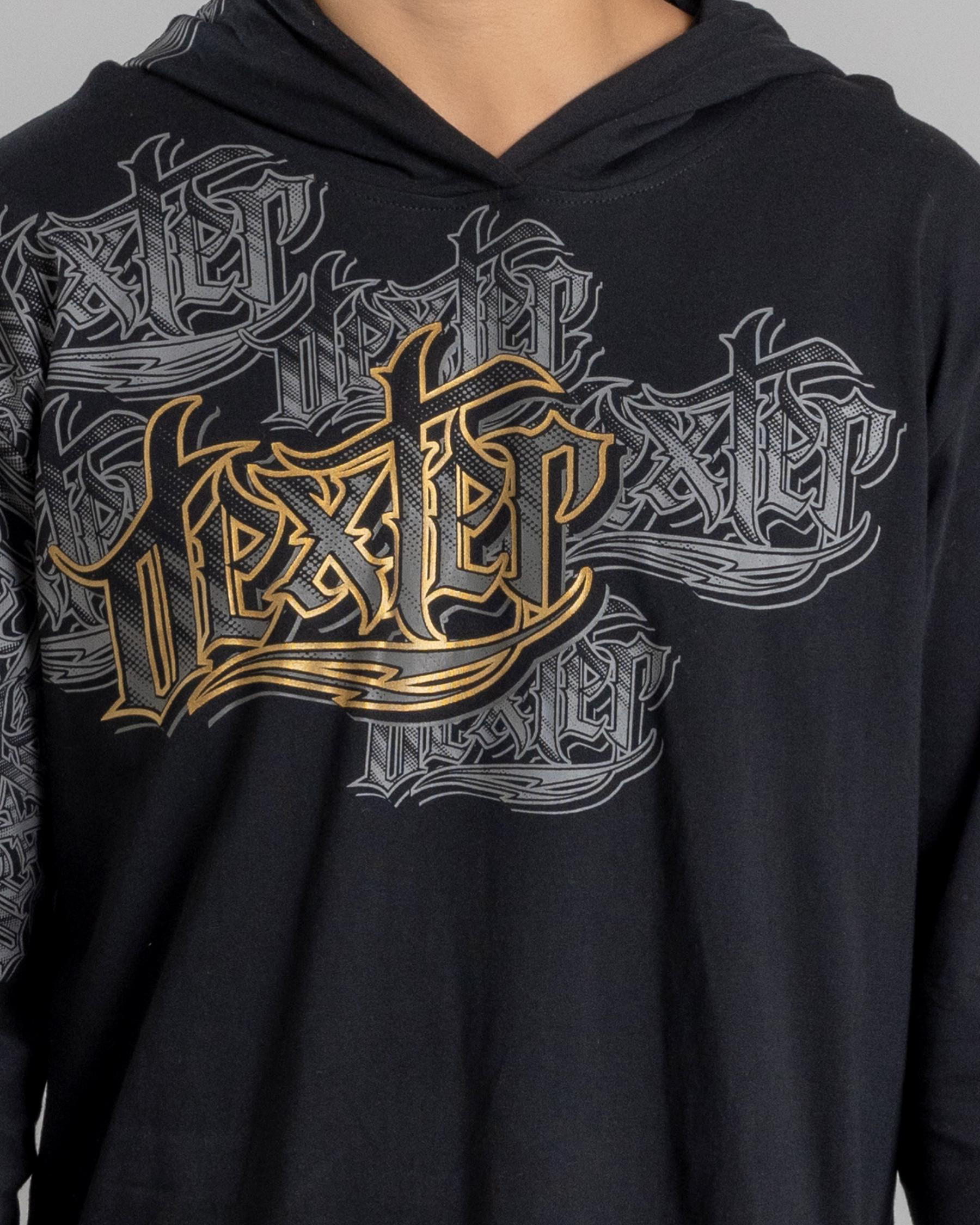 Altered Hooded Long Sleeve T-Shirt