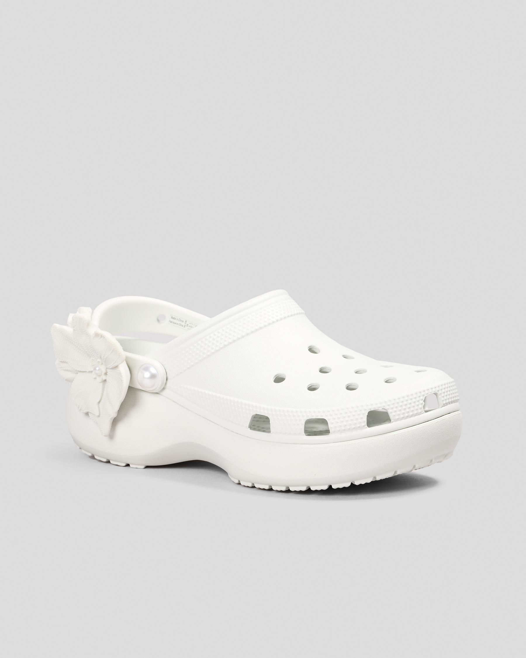 Platform Bouquet Clogs