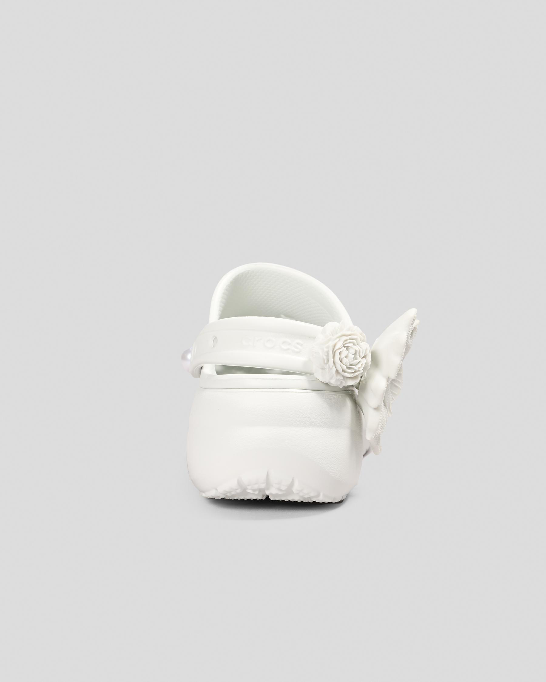 Platform Bouquet Clogs