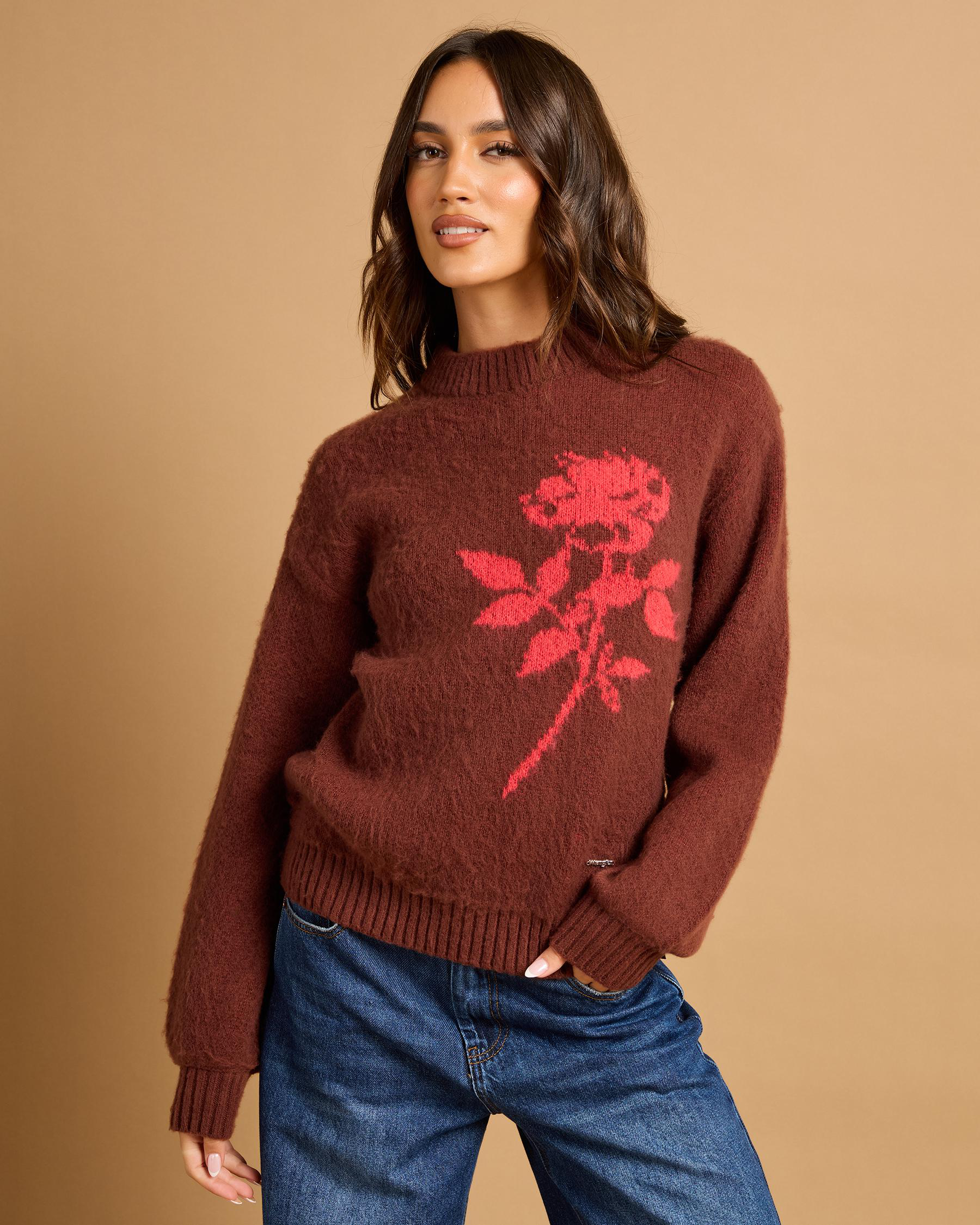 Wild Rose Knit Sweater