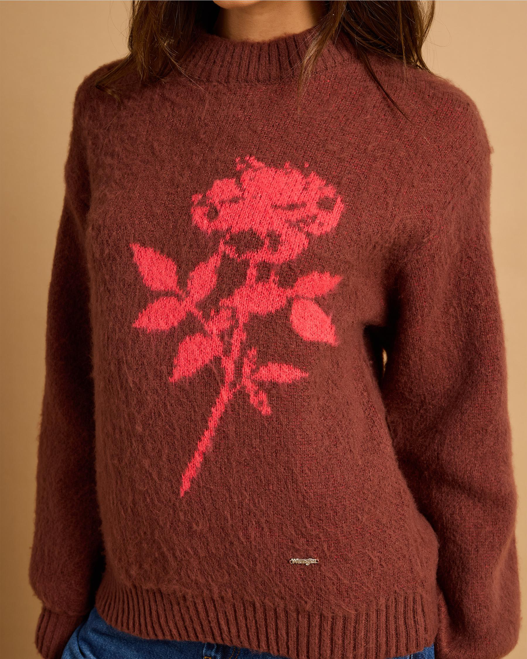 Wild Rose Knit Sweater