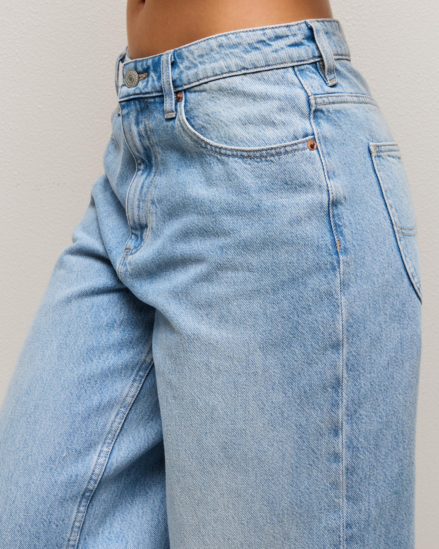 Mid Baggy Taper Jeans