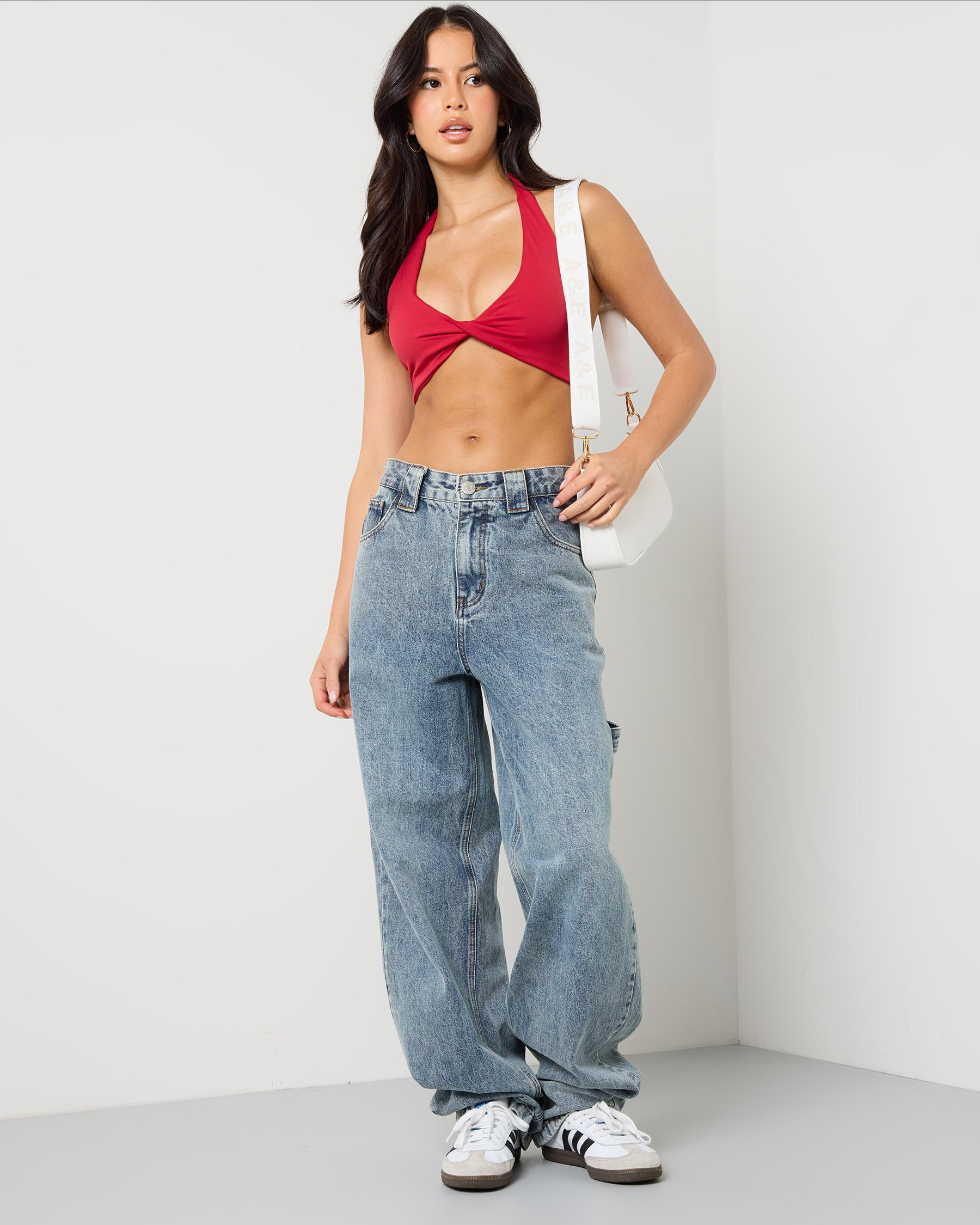 Super Soft Twist Crop Top