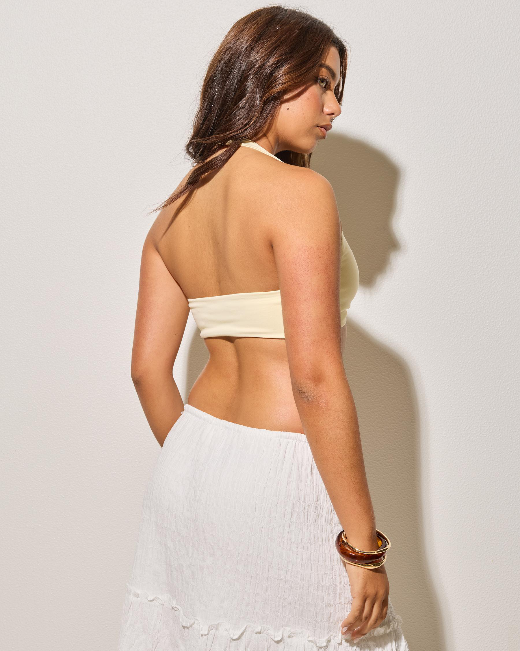 Super Soft Twist Crop Top